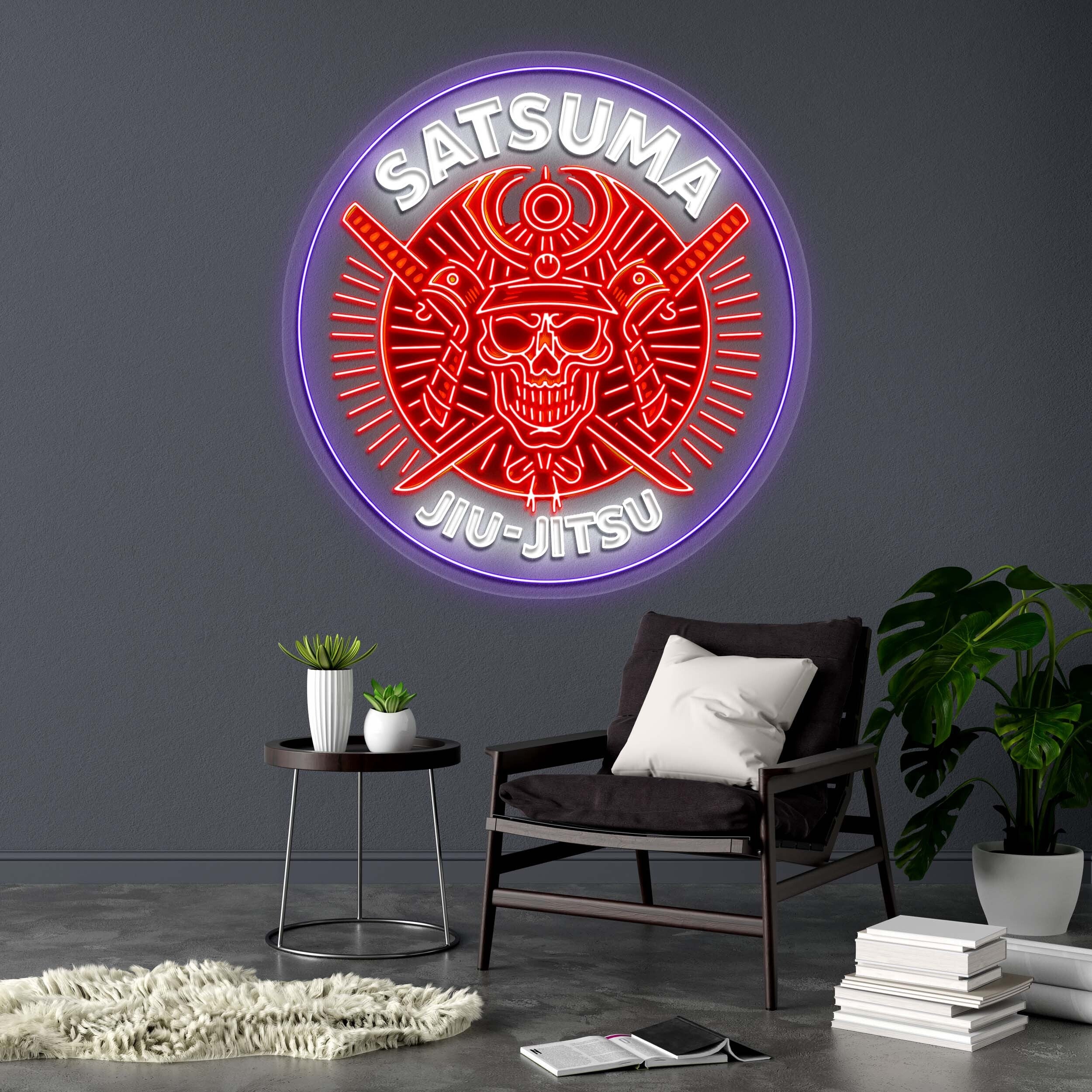 SATSUMA JIU-JITSU - Premium Neon Artwork