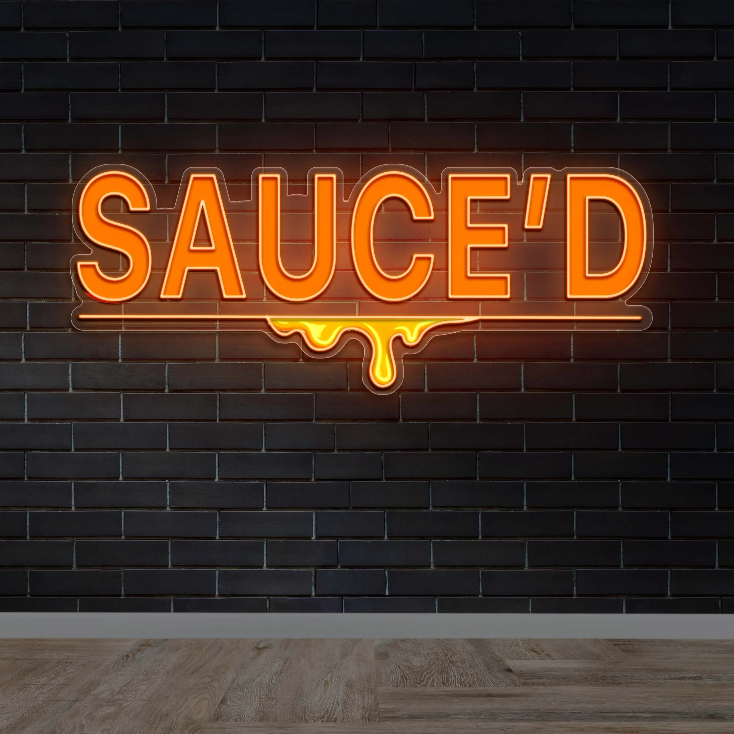 SAUCE'D - Premium Neon Artwork