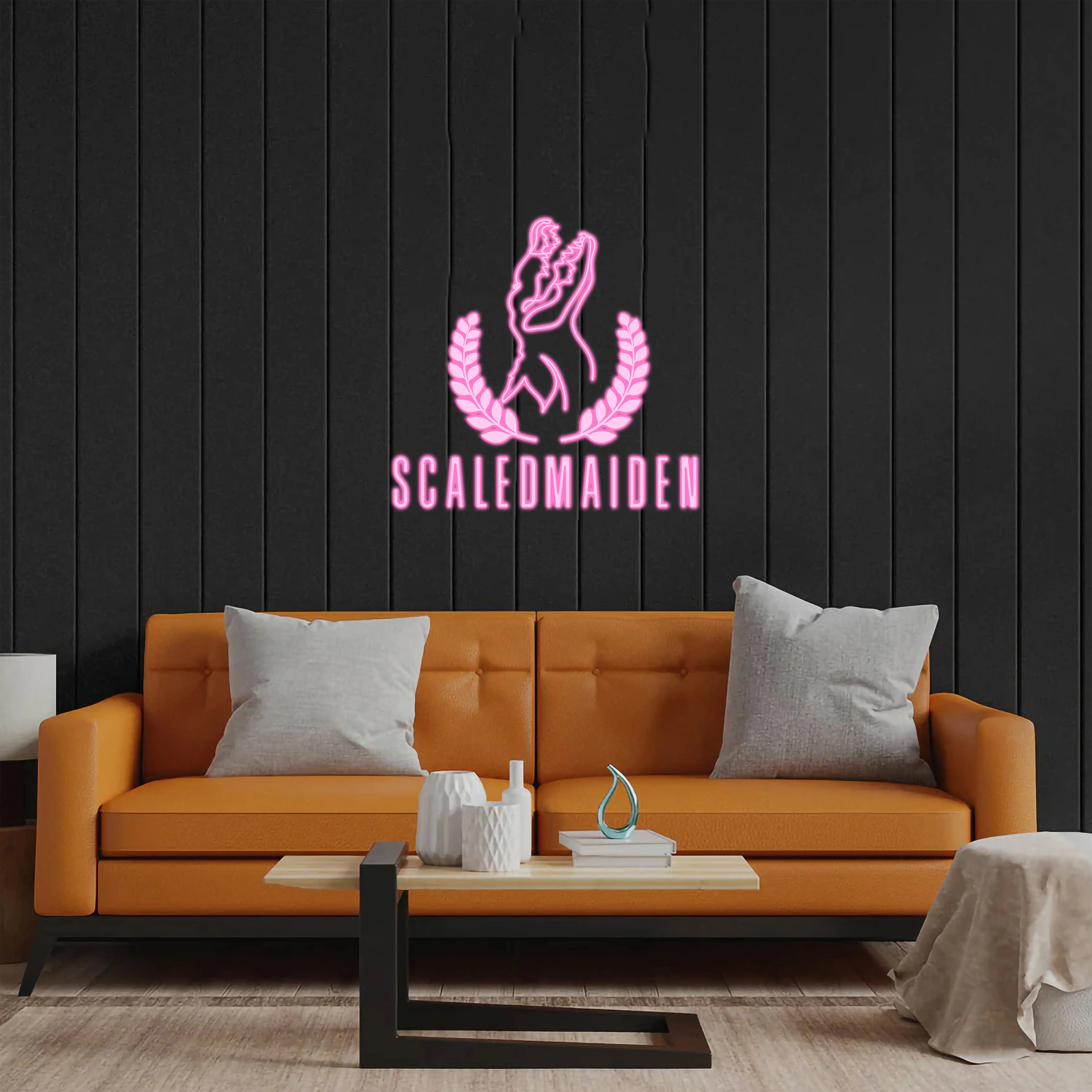 SCALEDMAIDEN - Premium Neon Artwork