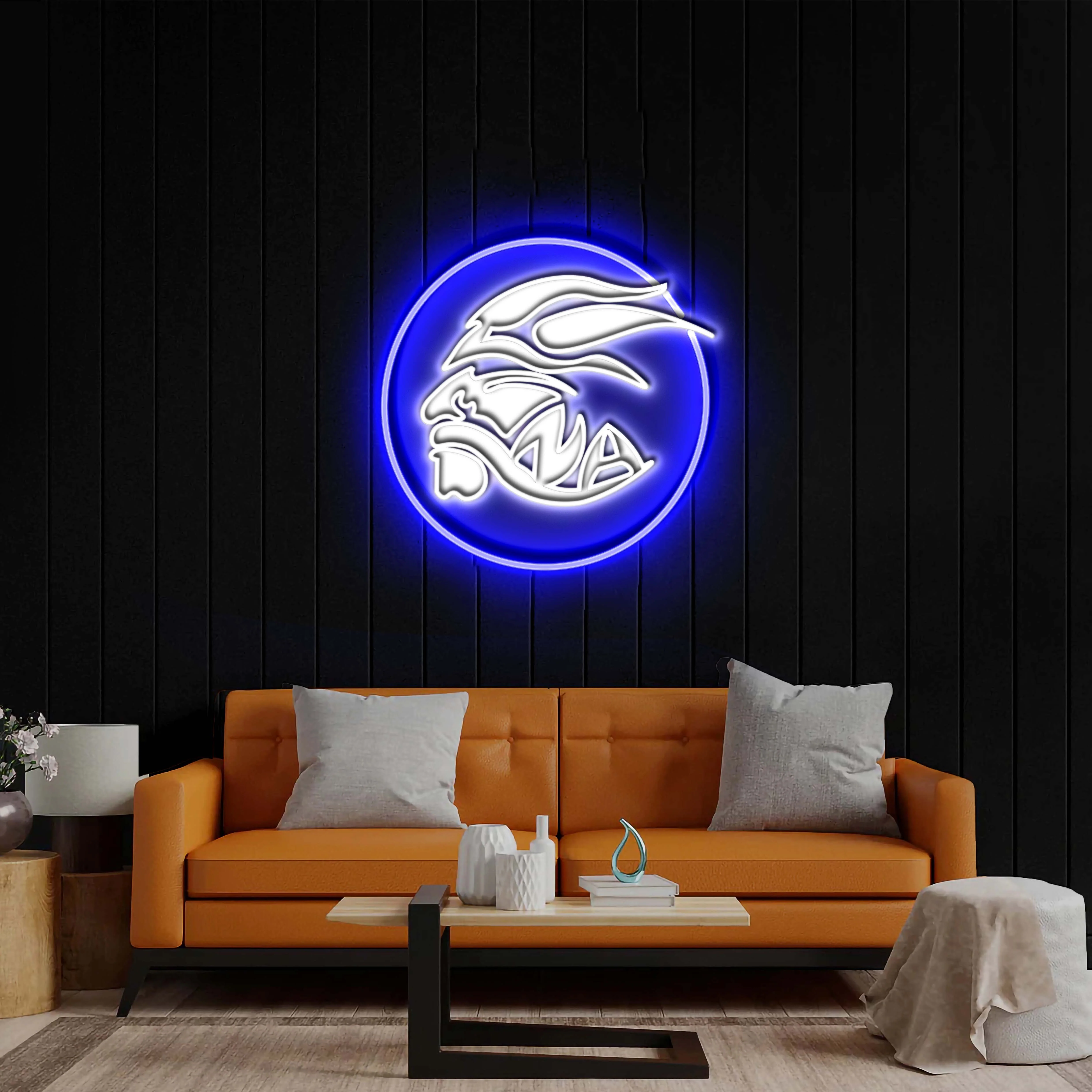 School Logo - Premium Neon Artwork