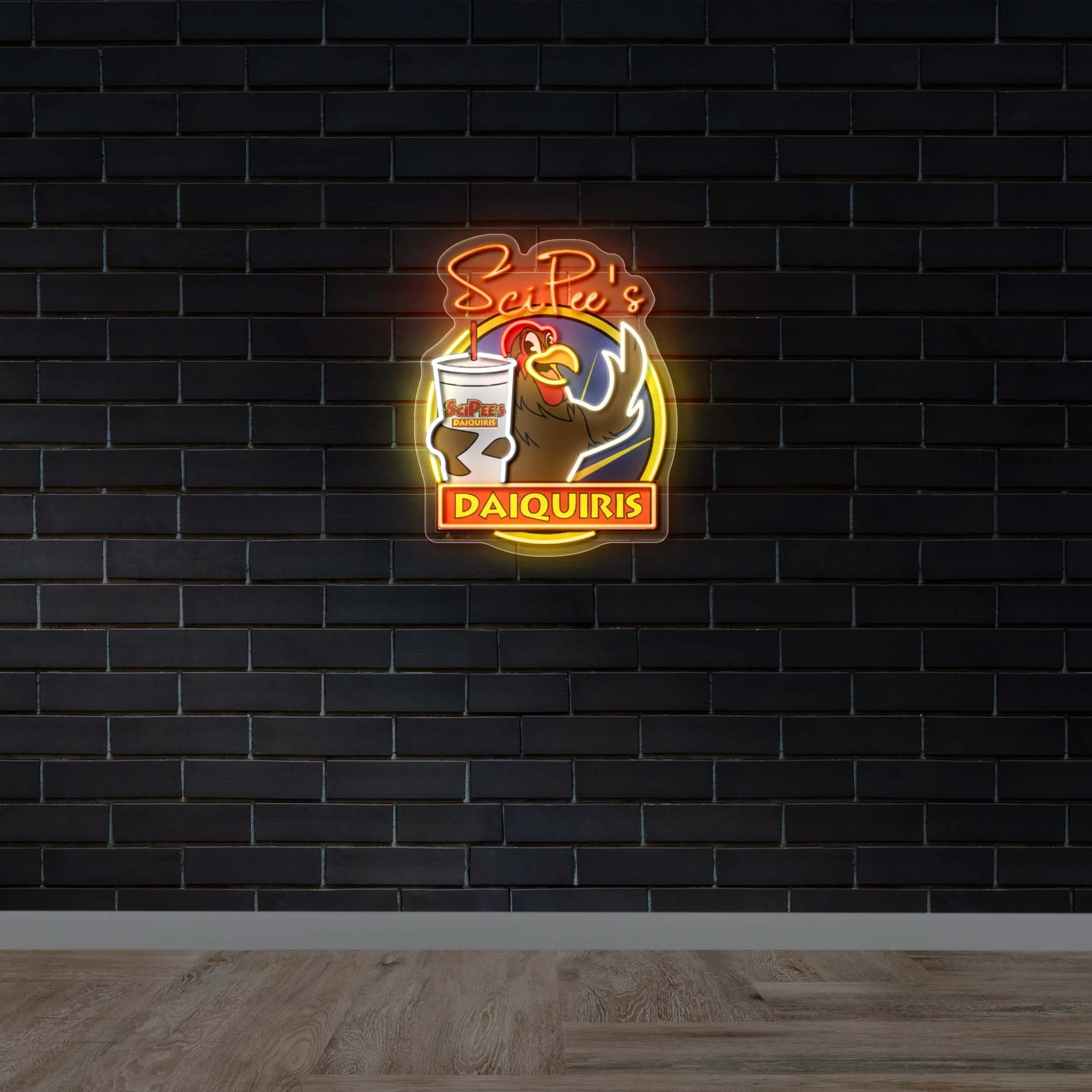 SciPee's Daiquiris - Premium Neon Artwork