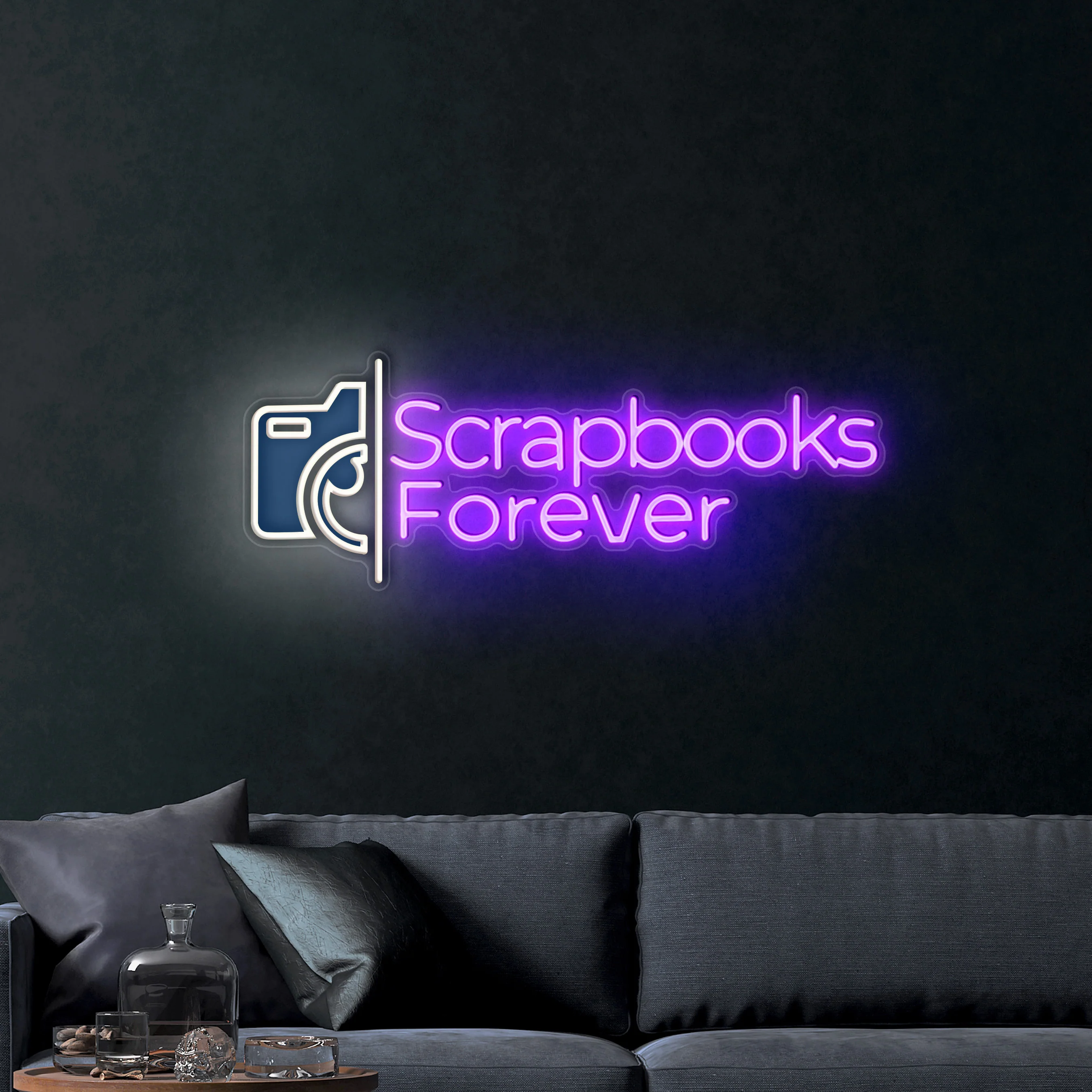 Scrapbooks Forever – Premium Neon Artwork - Image 2