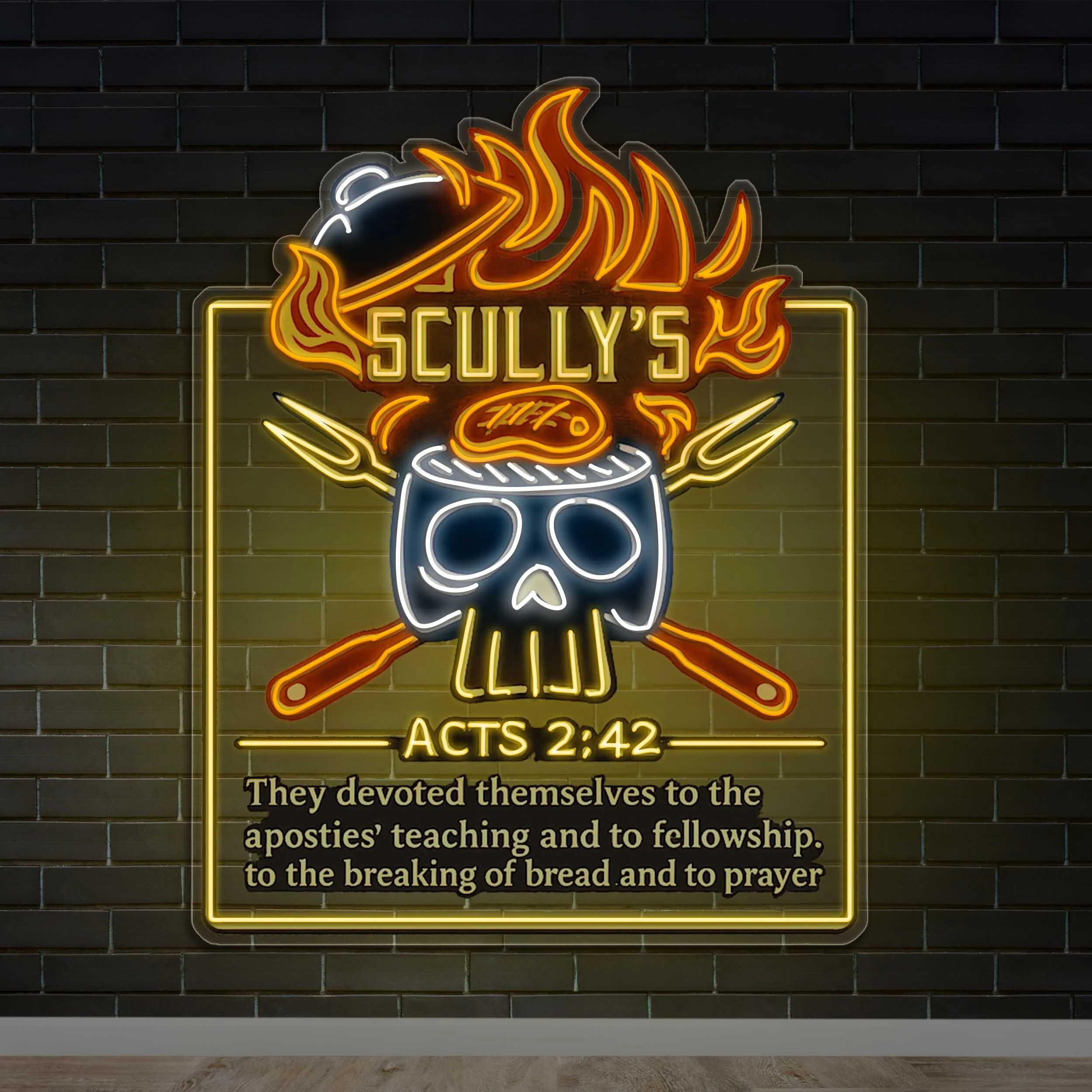 SCULLY'S - Premium Neon Artwork