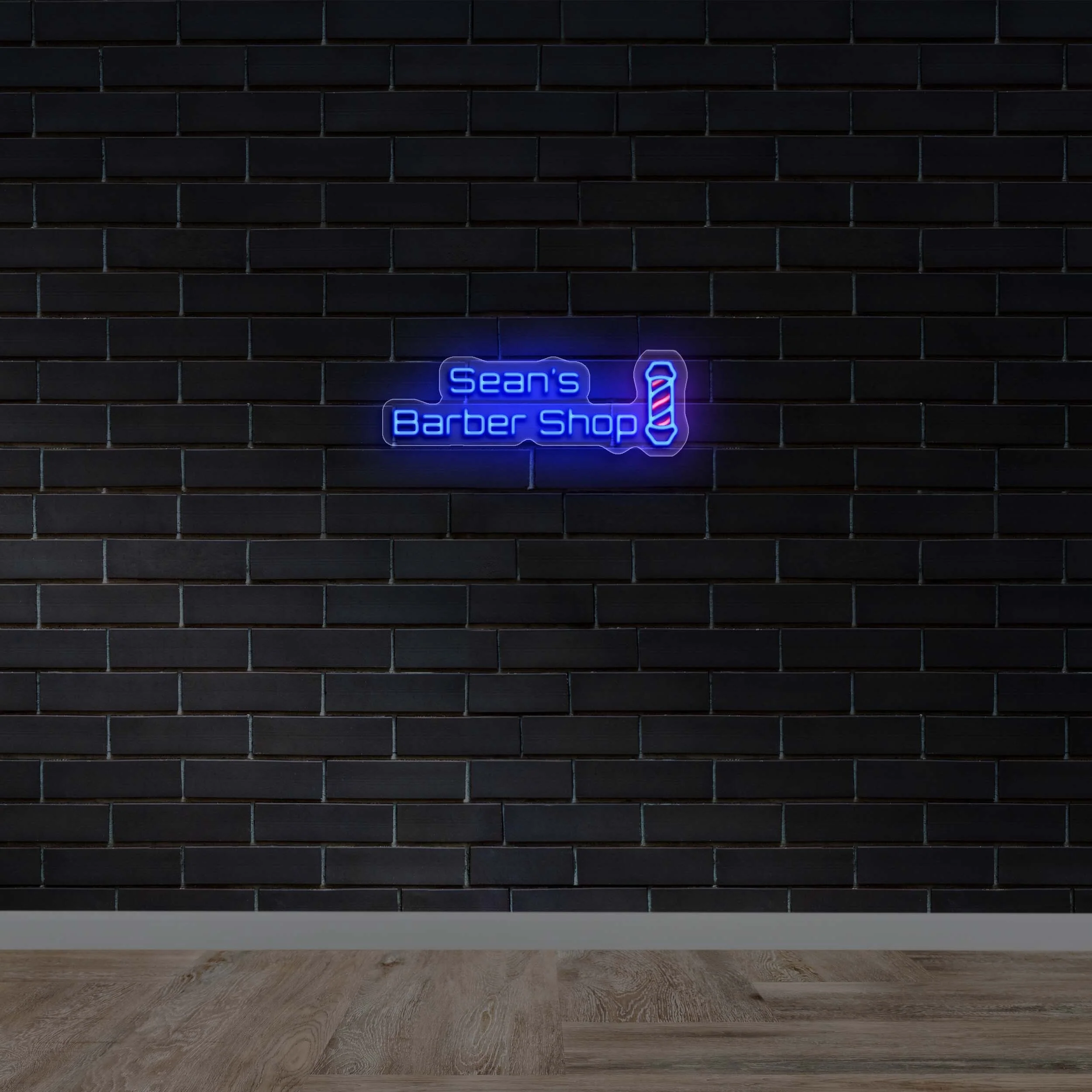 Sean's Barber Shop - Premium Neon Artwork