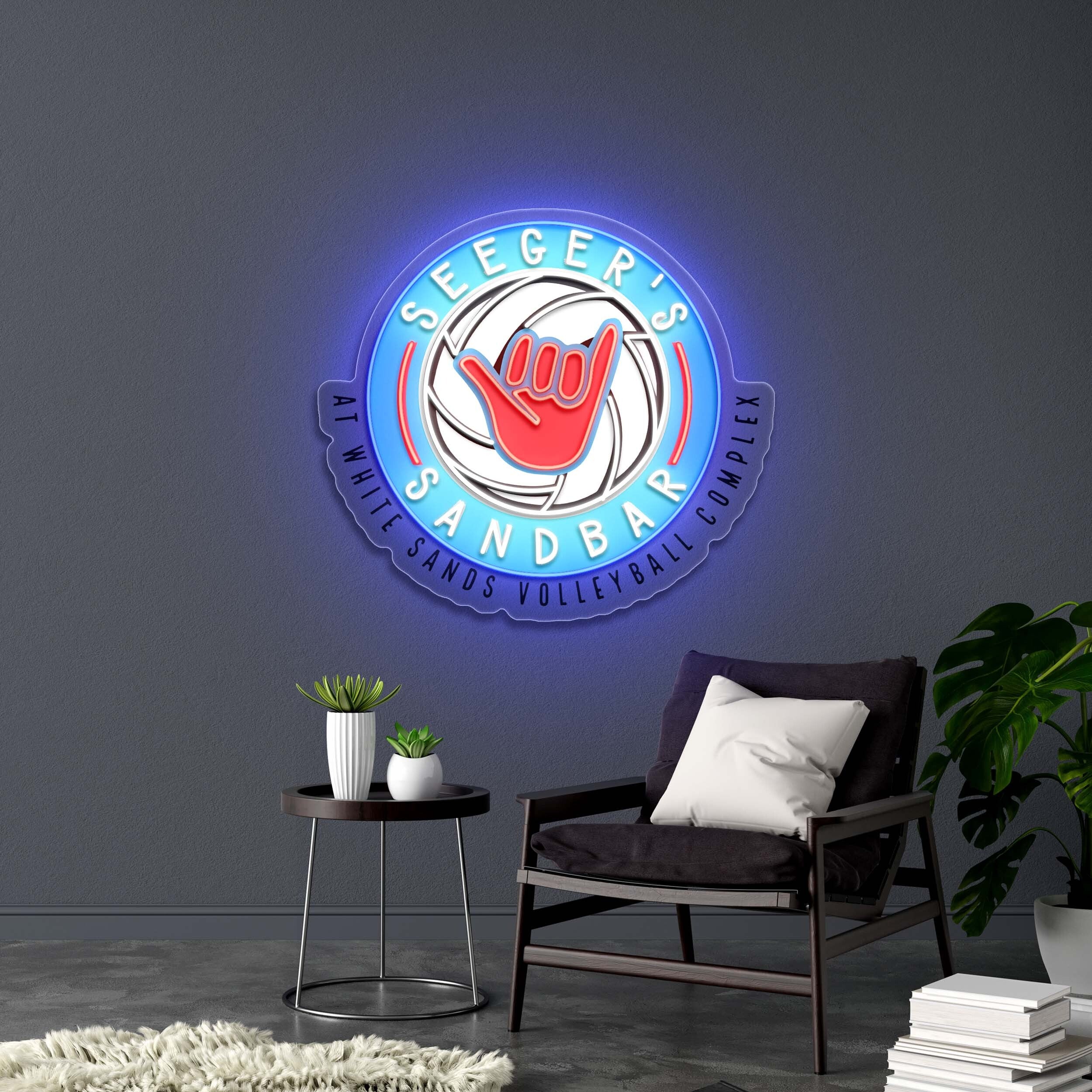 SEEGER'S SAND BAR - Premium Neon Artwork