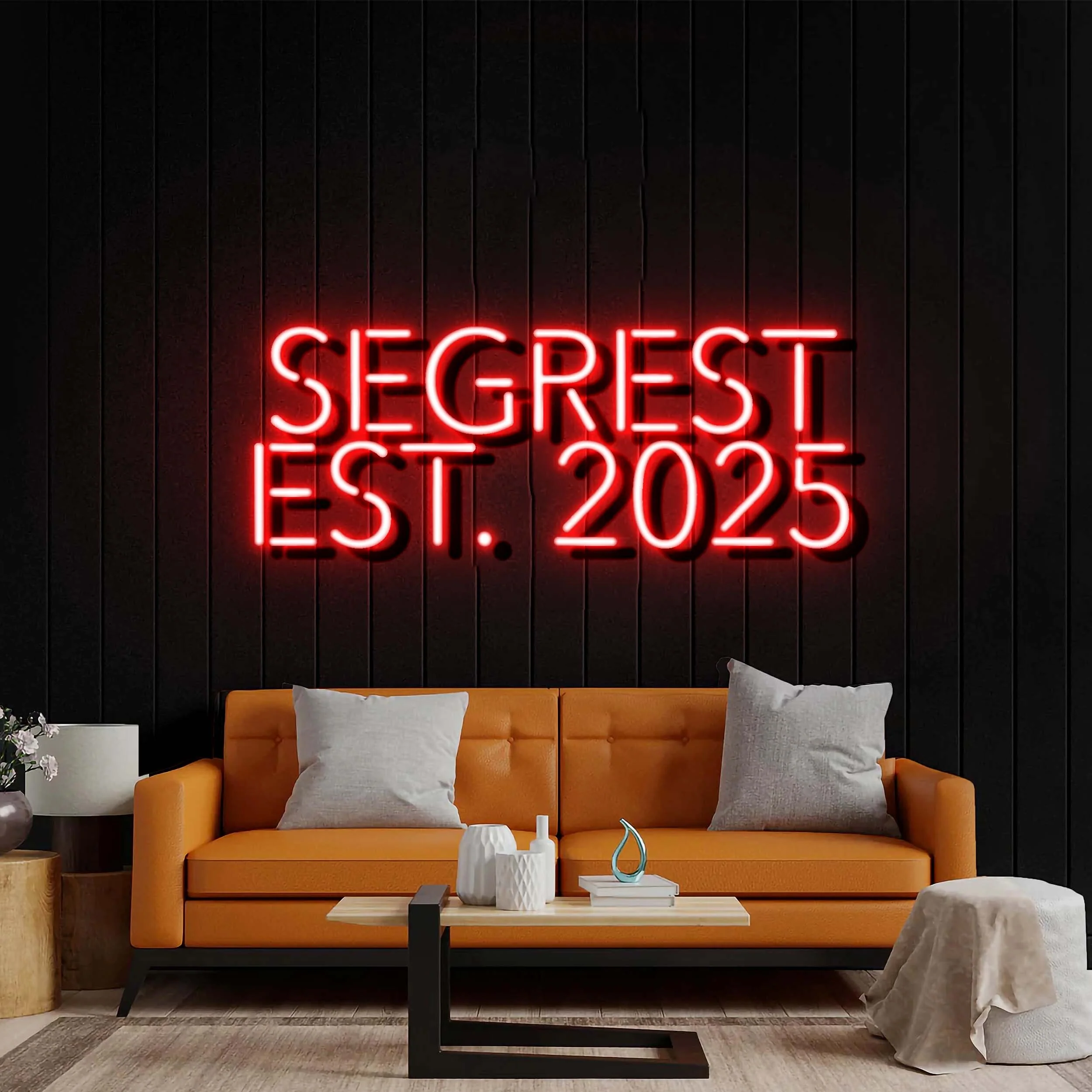 SEGREST EST. 2025 - Premium Neon Artwork