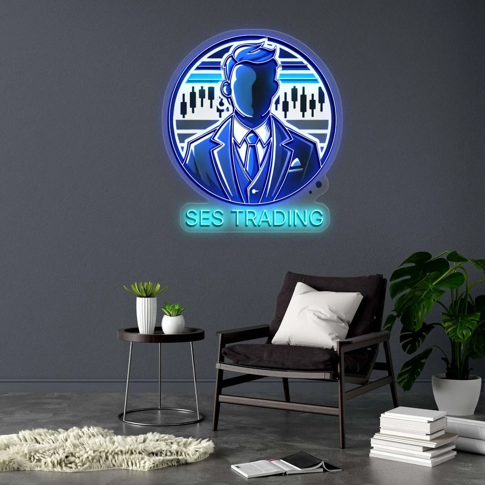 SES TRADING - Premium Neon Artwork
