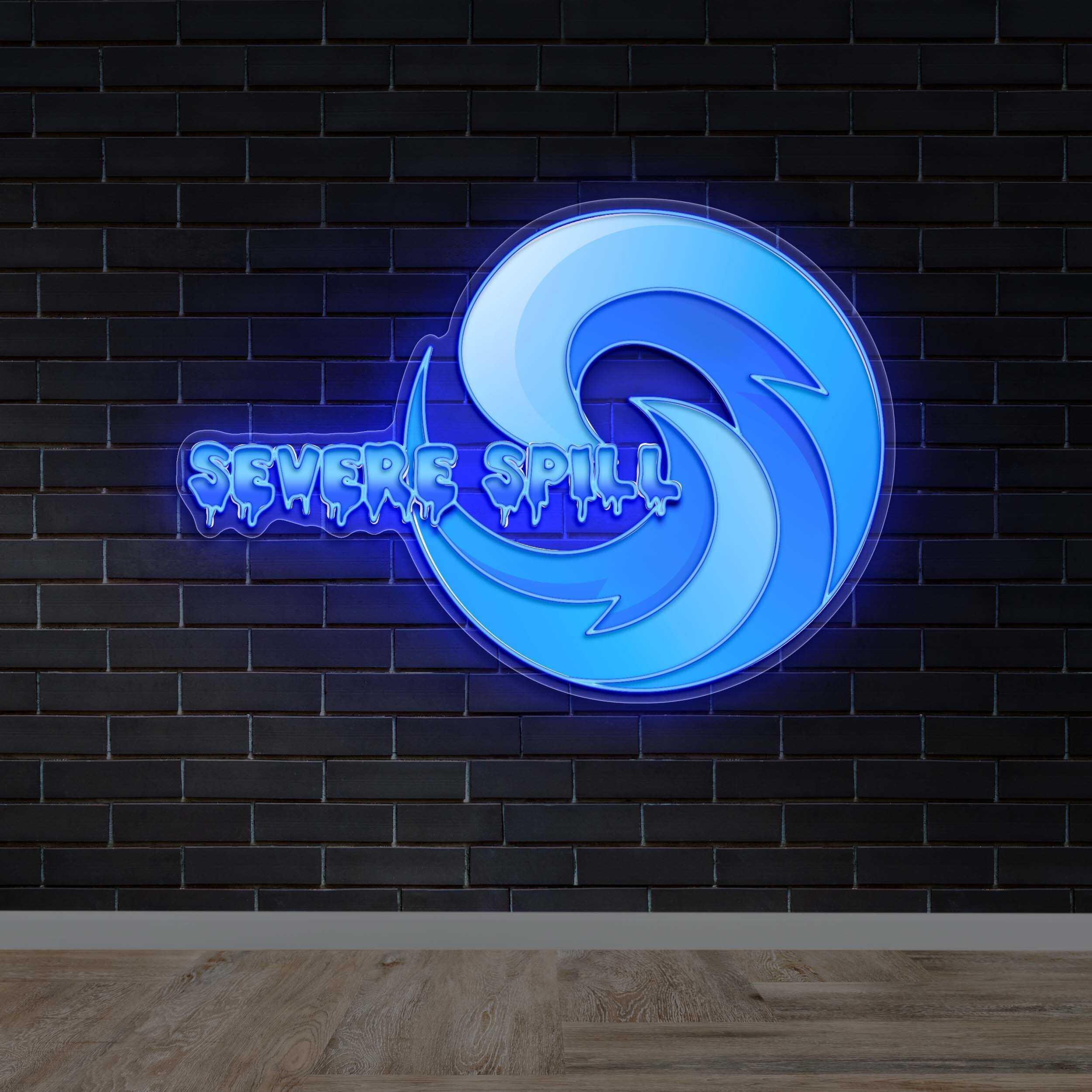SEVERE SPILL - Premium Neon Artwork