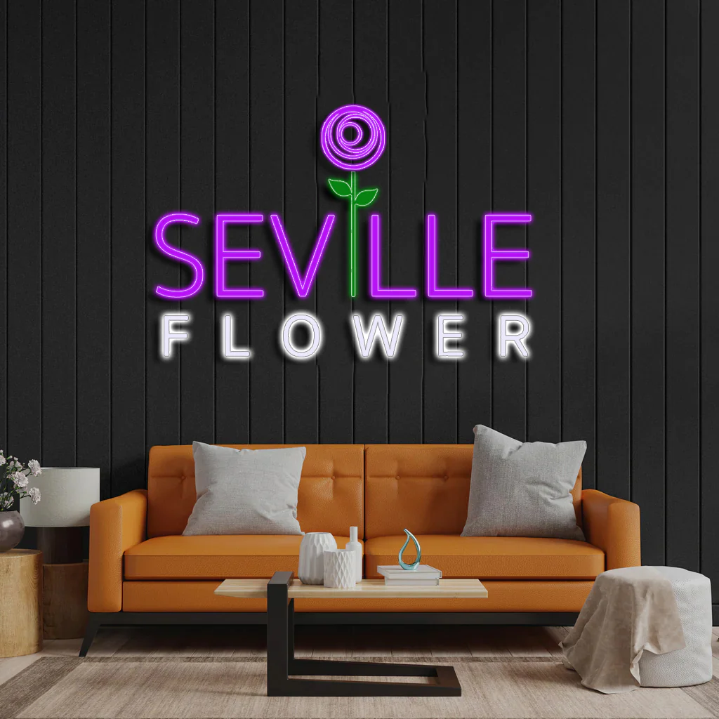 Seville Flower - Premium Neon Artwork