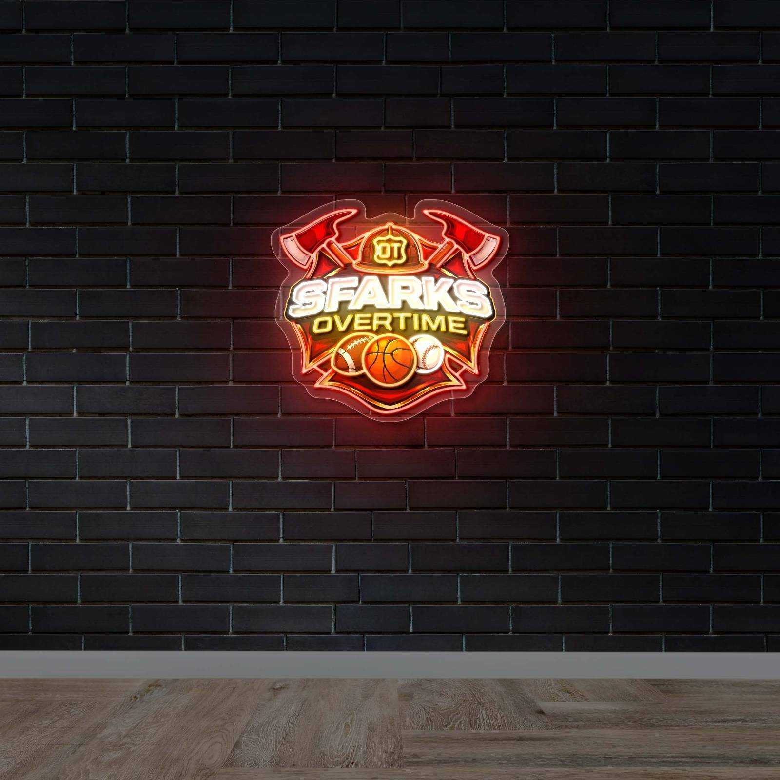 SFARKS OVERTIME - Premium Neon Artwork
