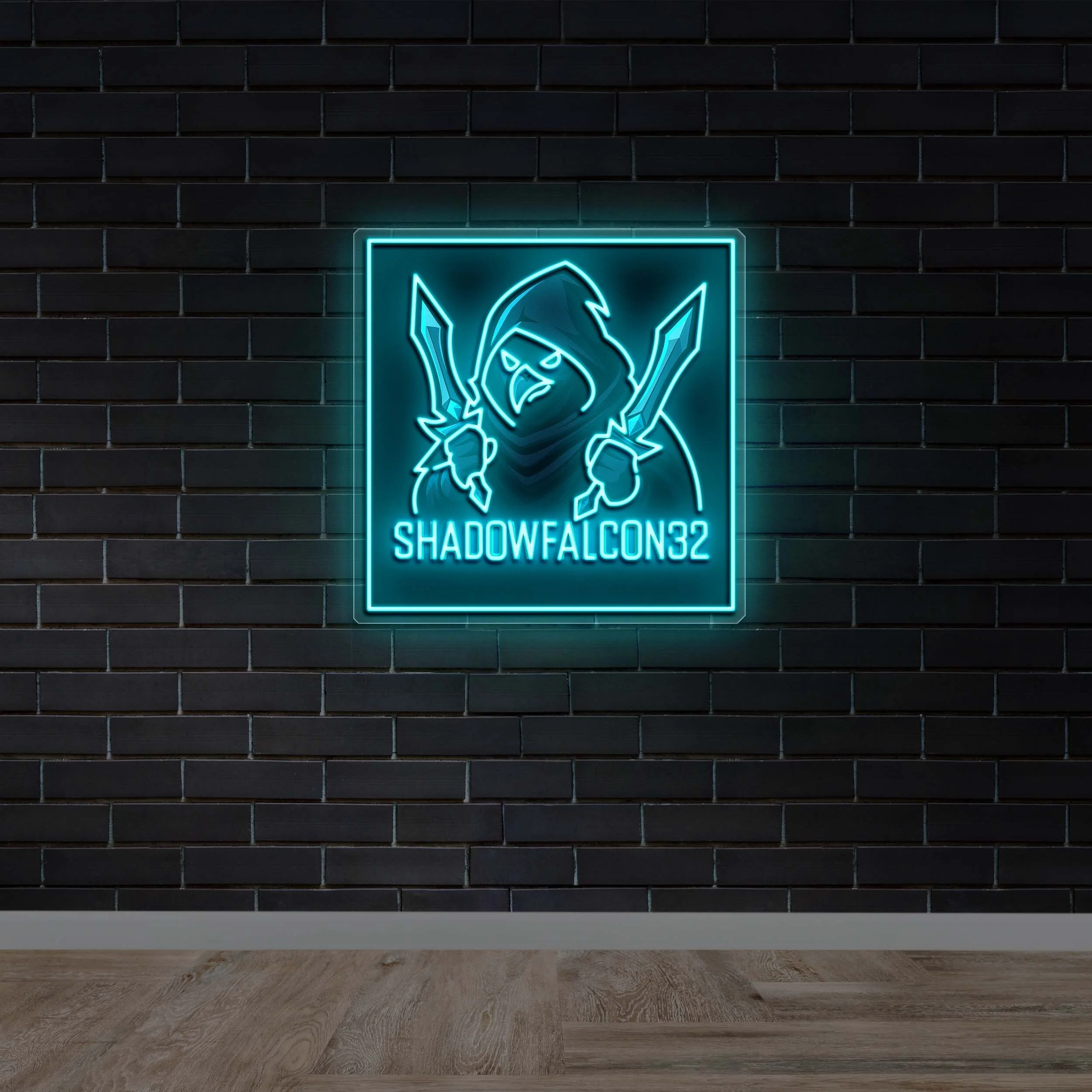 SHADOWFALCON32 - Premium Neon Artwork