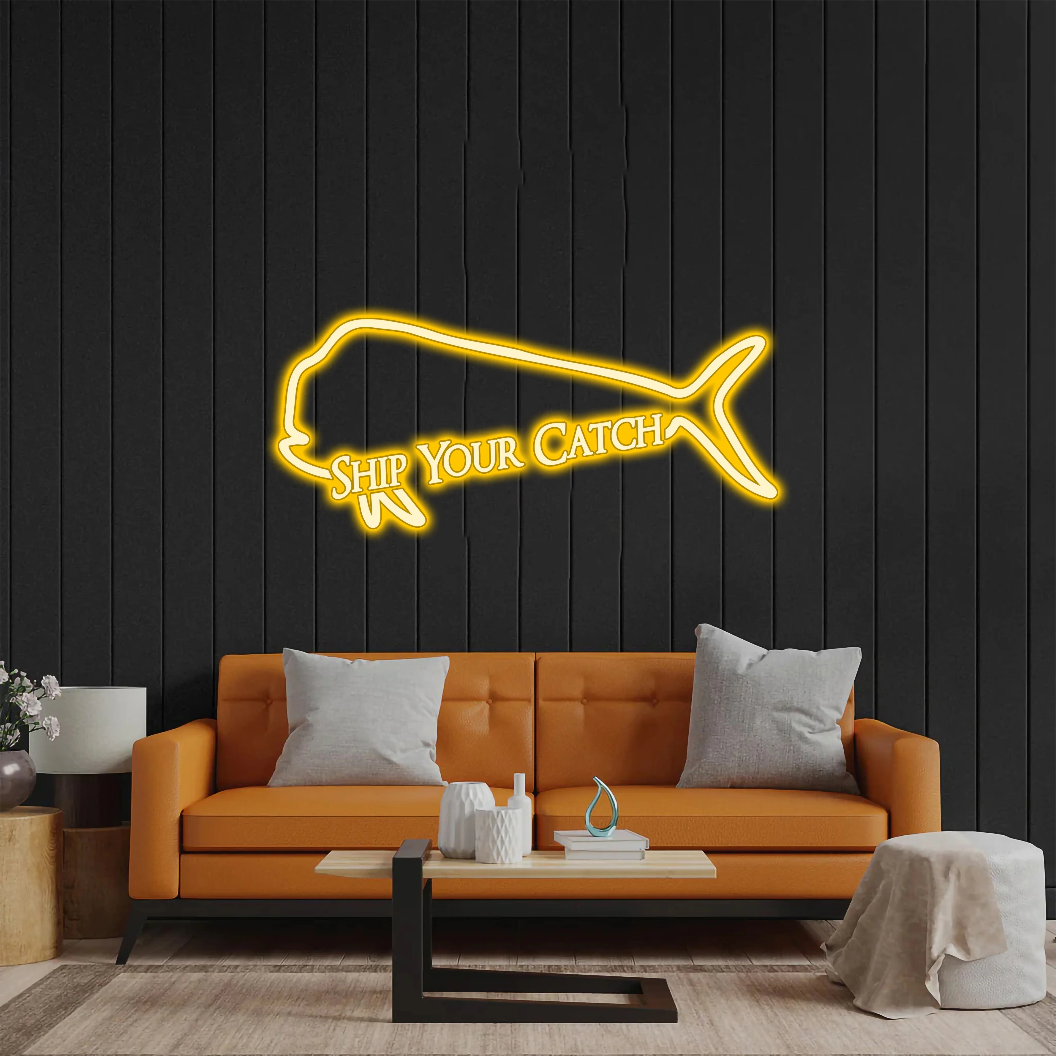 Ship Your Catch - Premium Neon Artwork - Image 3