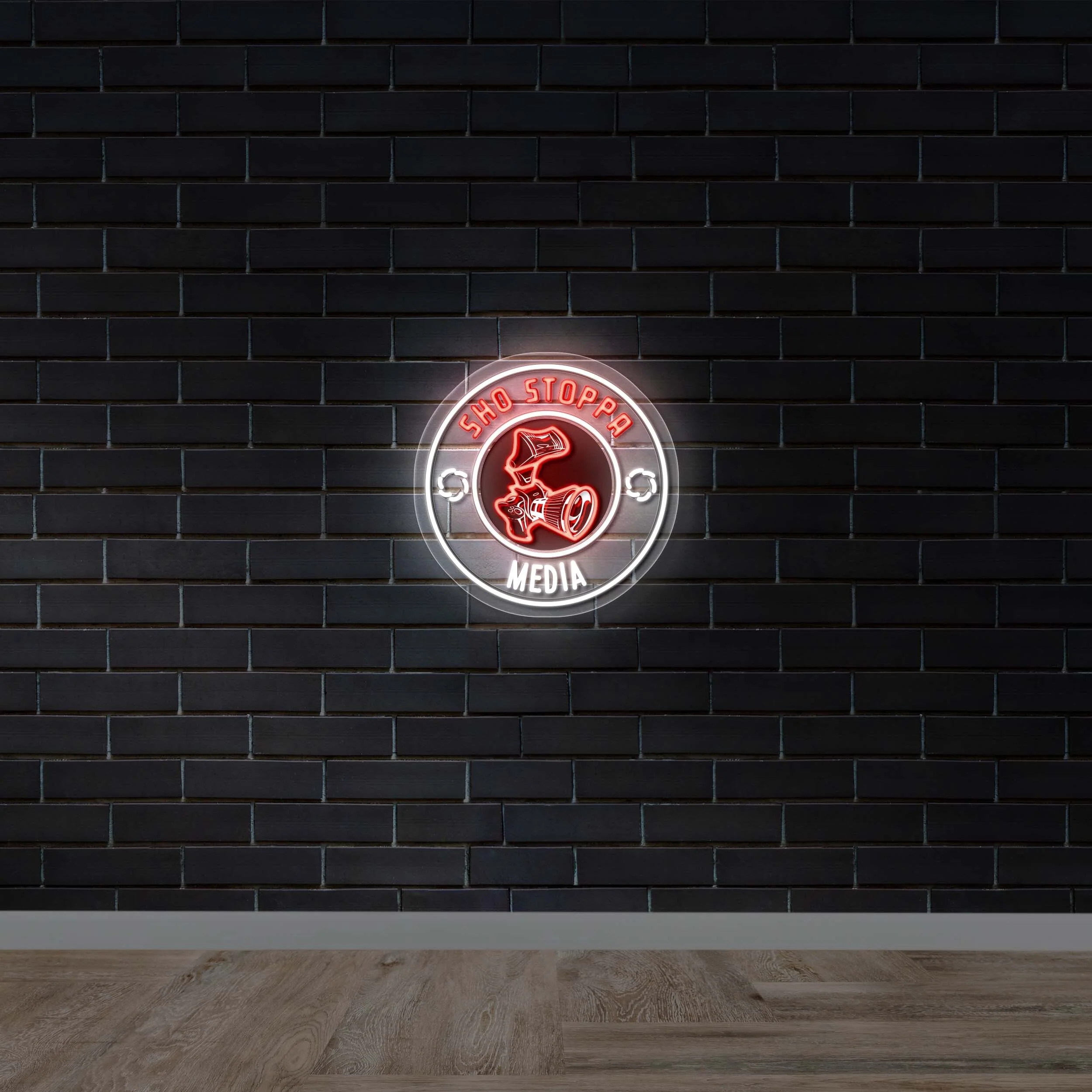 Sho Stoppa Media - Premium Neon Artwork