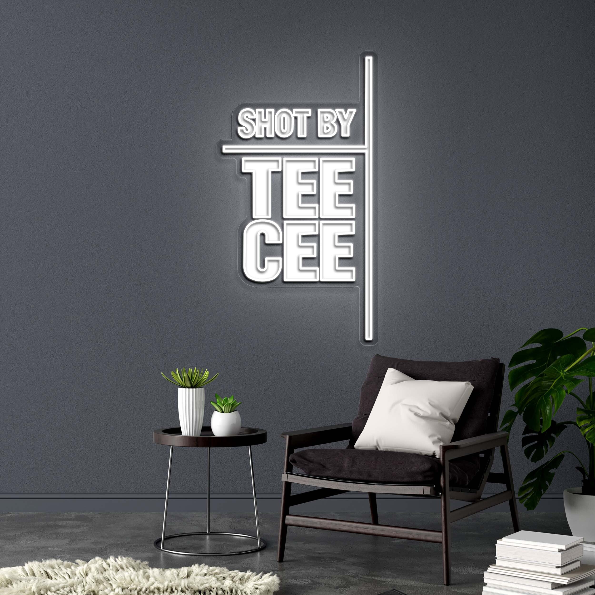 SHOT BY TEE CEE - Premium Neon Artwork