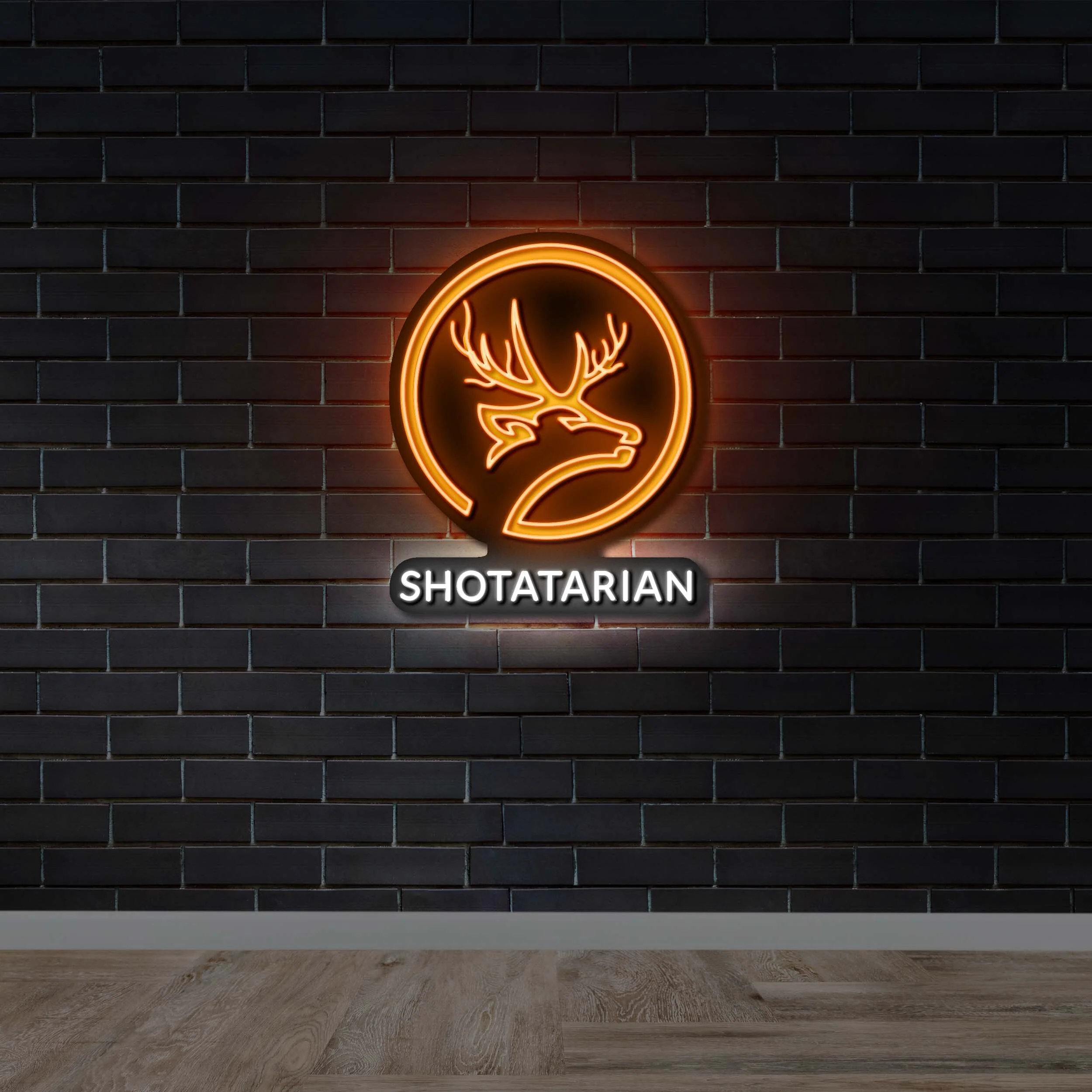 Shotatarian Logo - Premium Neon Artwork