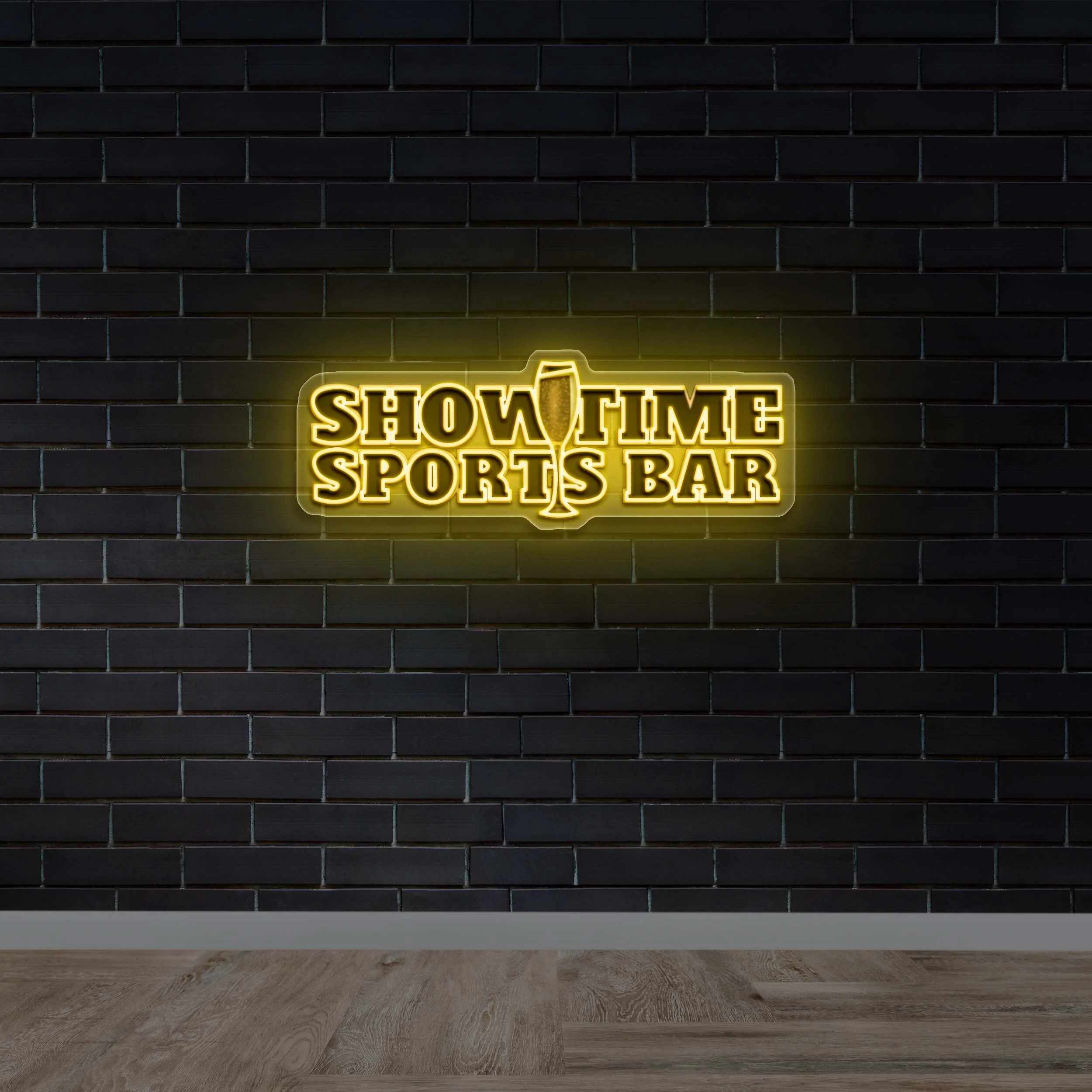 SHOWTIME SPORTS BAR - Premium Neon Artwork