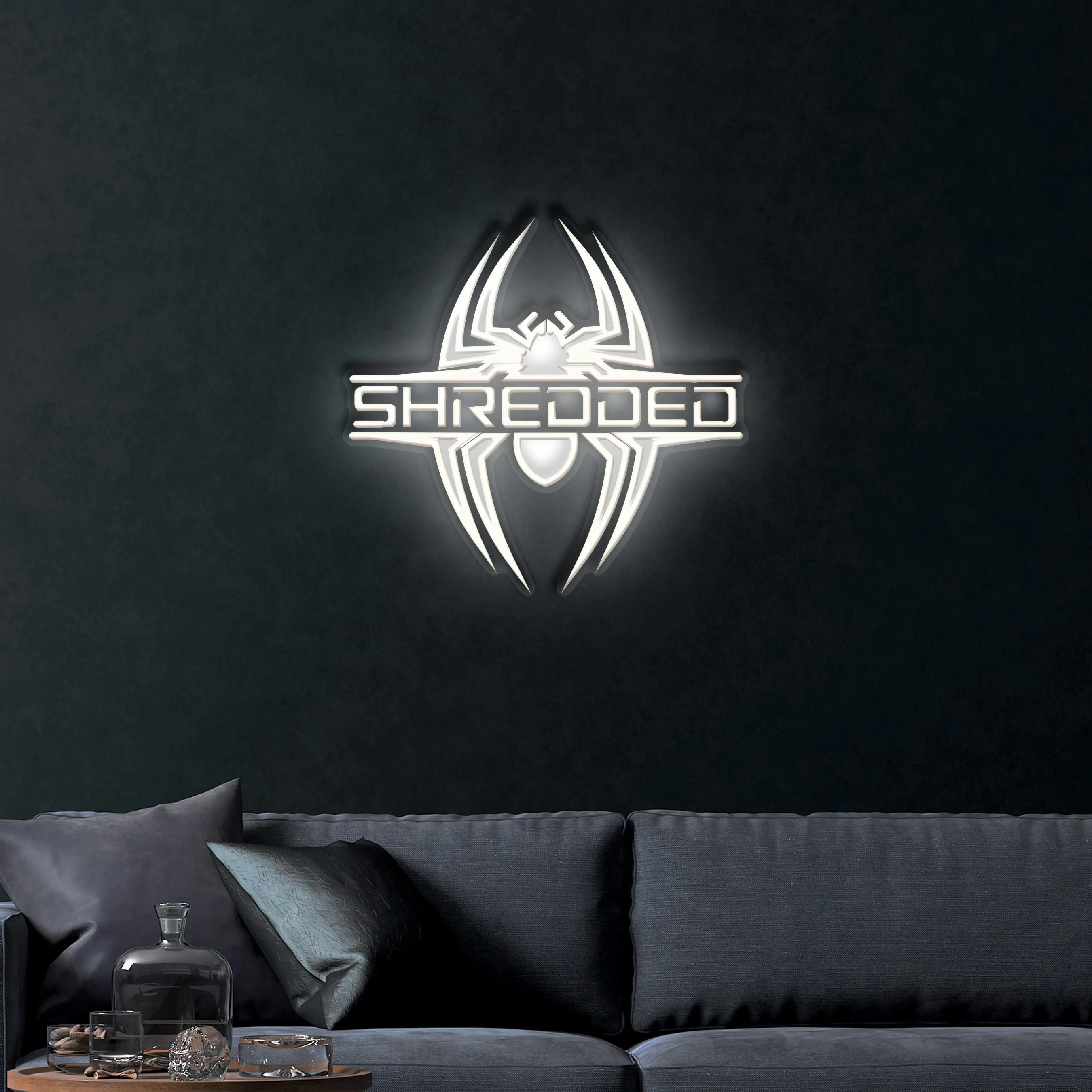 SHREDDED – Premium Neon Artwork