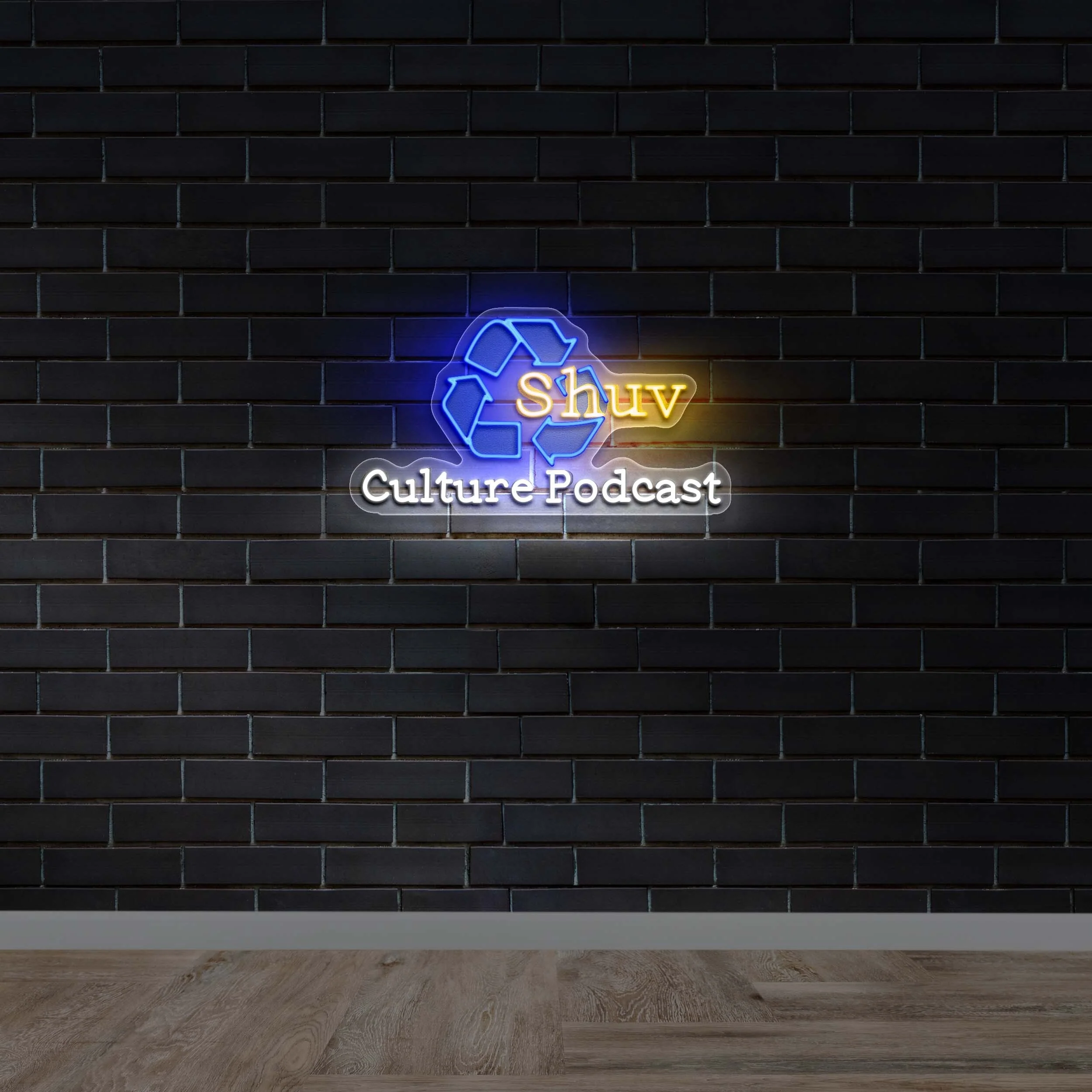 SHUV culture podcast (version 2) -  Premium Neon Artwork