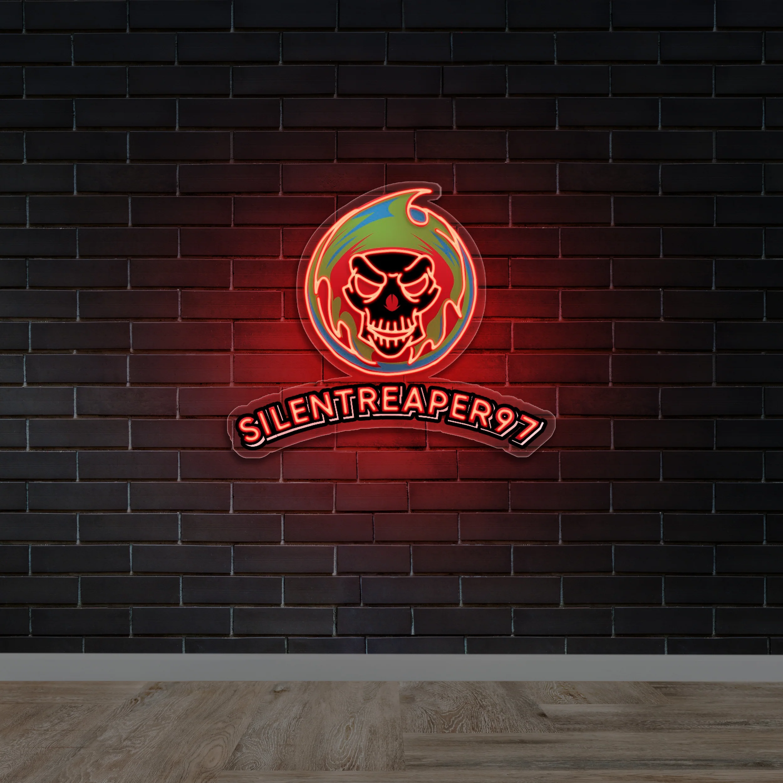 Silent Reaper 97 - Premium Neon Artwork
