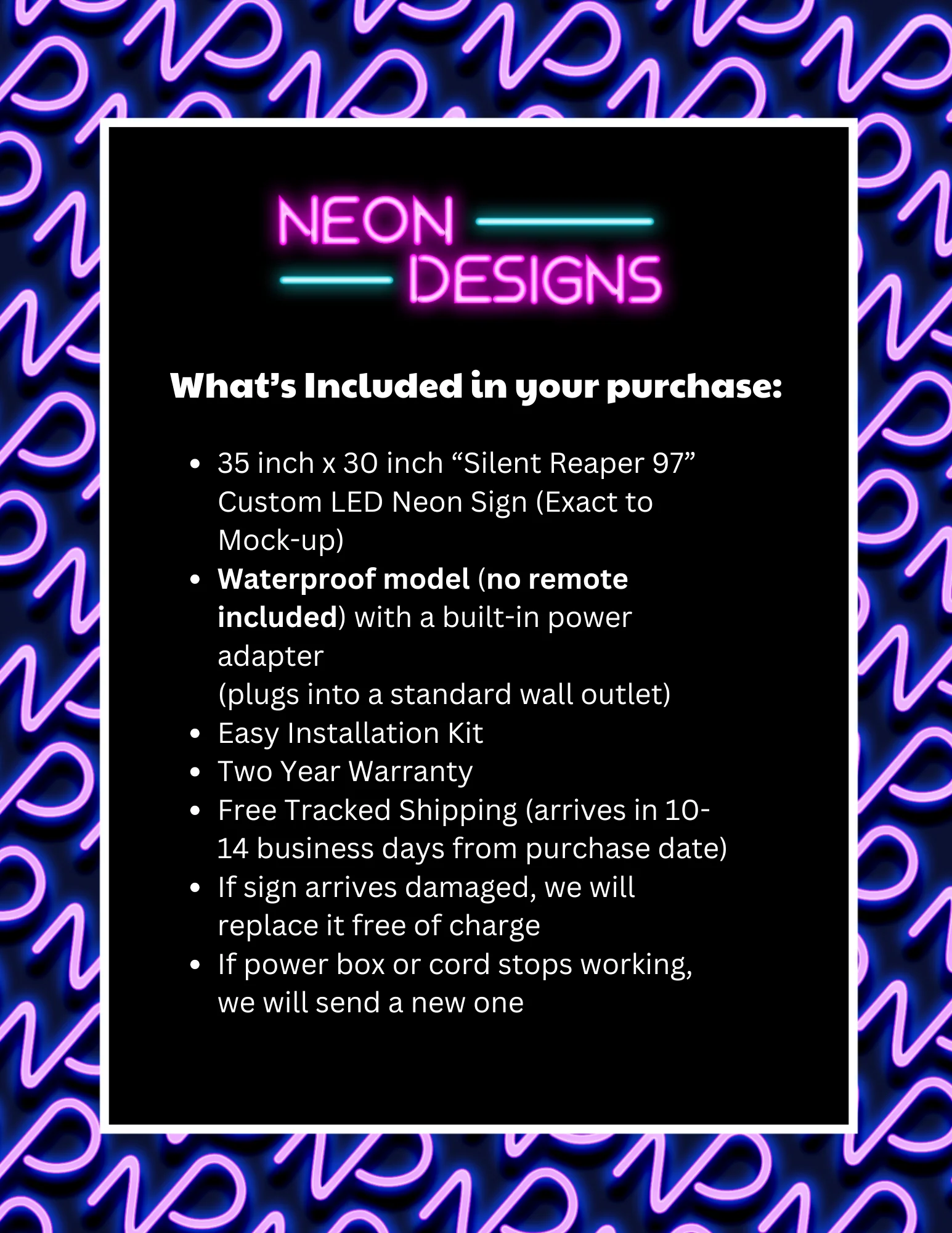Silent Reaper 97 - Premium Neon Artwork - Image 2