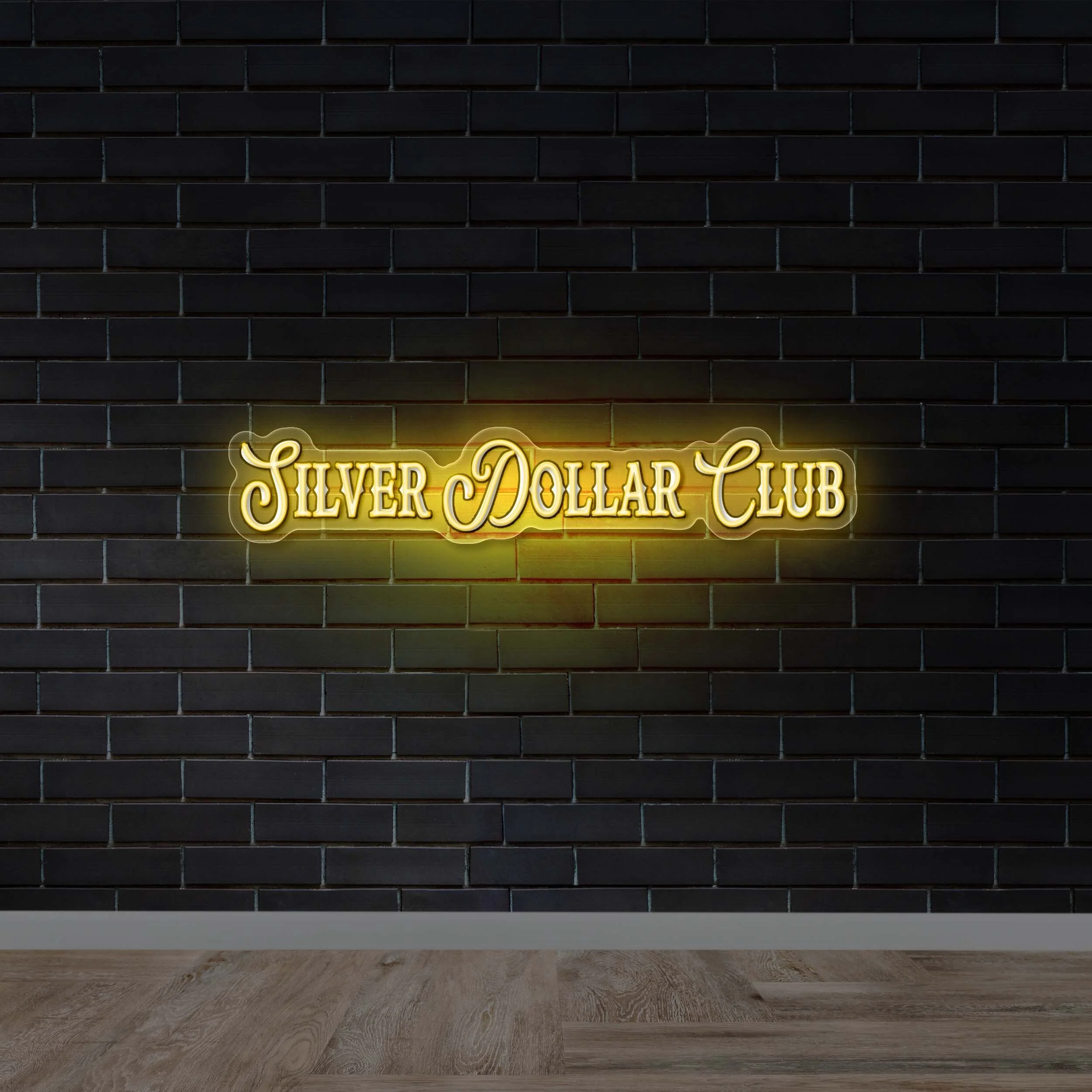 Silver Dollar Club - Premium Neon Artwork