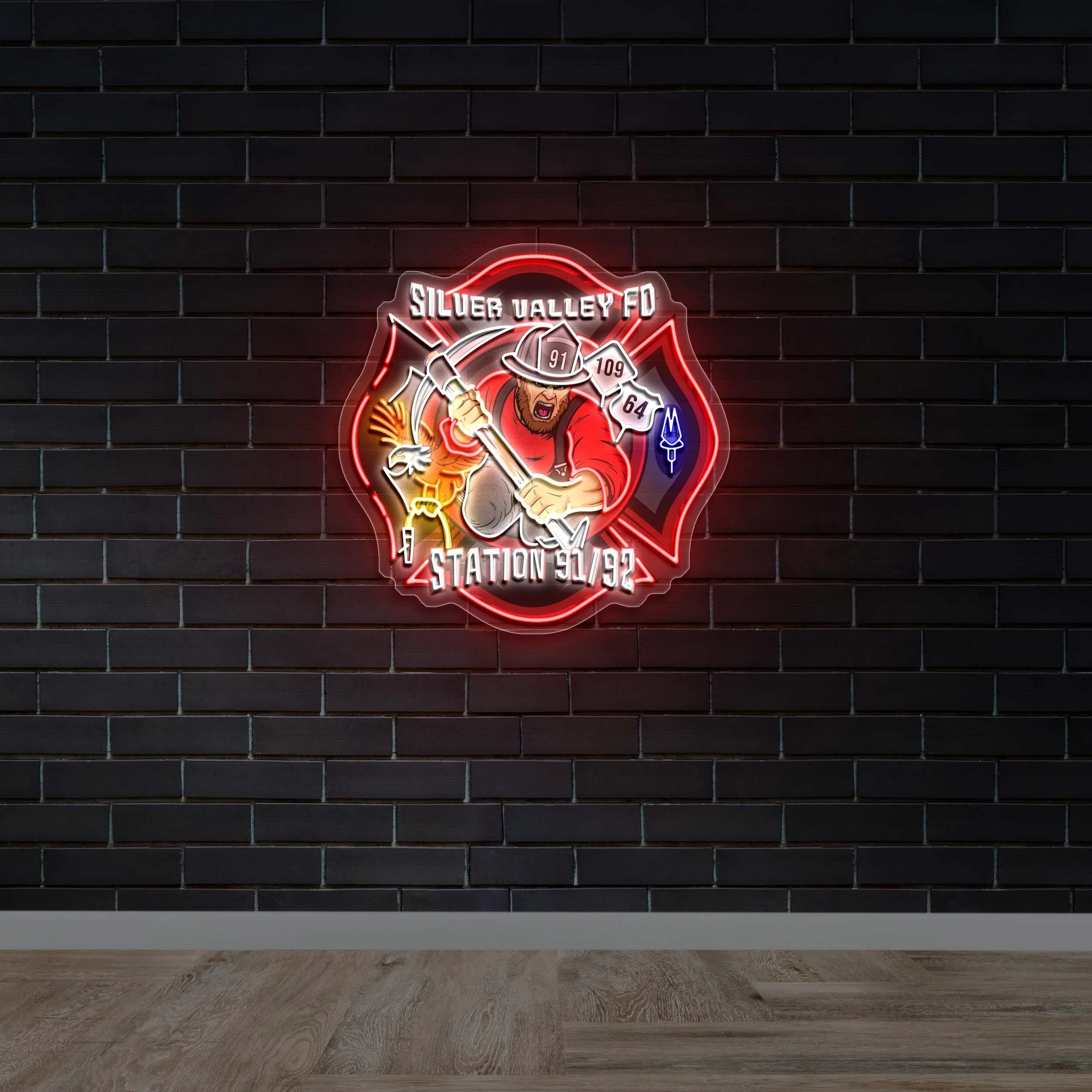 SILVER VALLEY FD - Premium Neon Artwork
