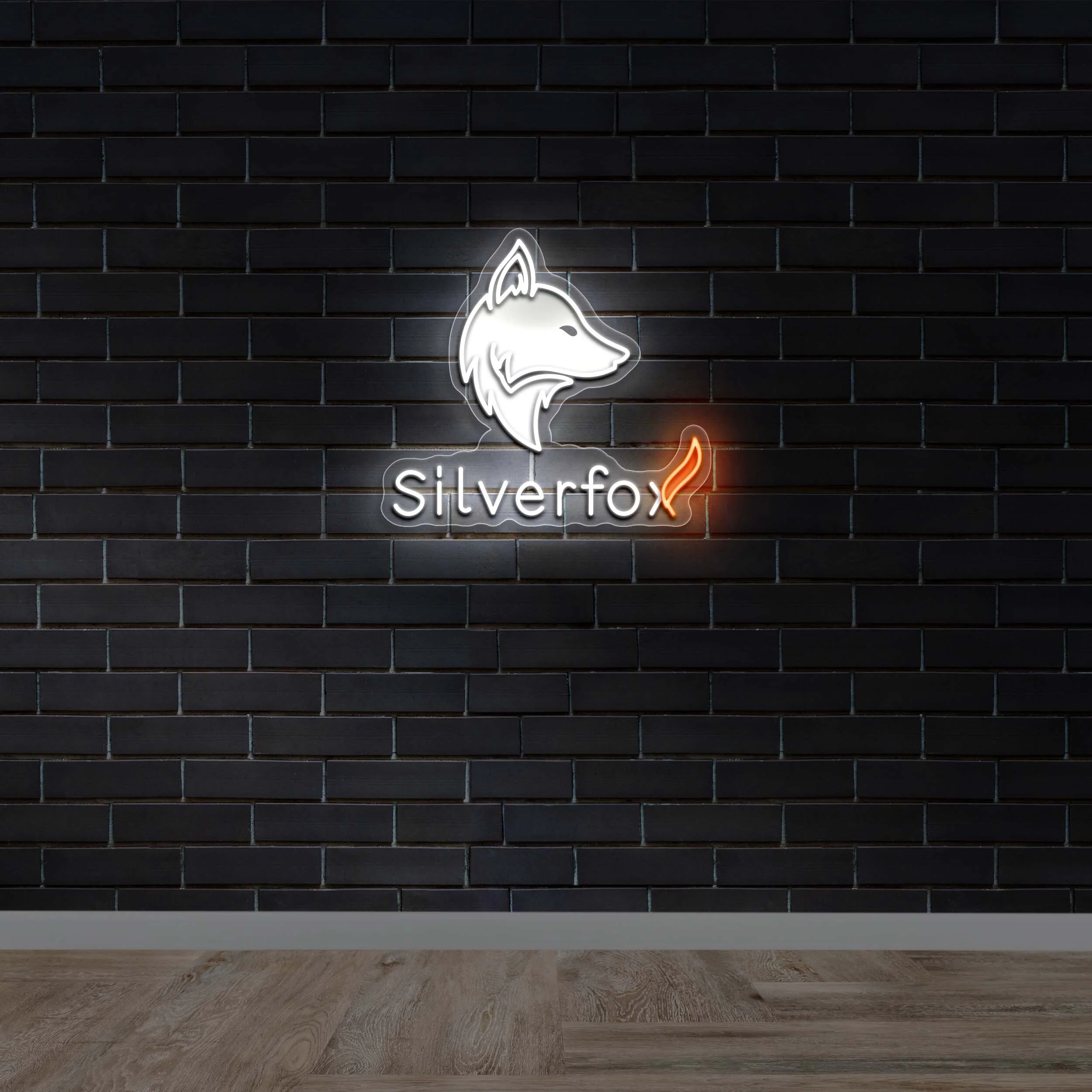 Silverfox Logo - Premium Neon Artwork