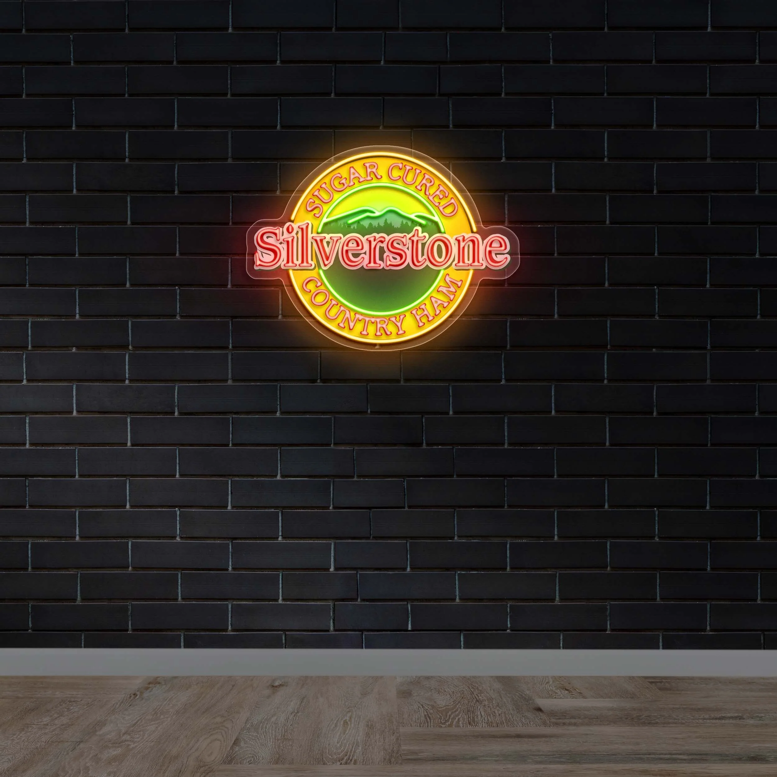 Silverstone Sugar Cured Country Ham  - Premium Neon Artwork