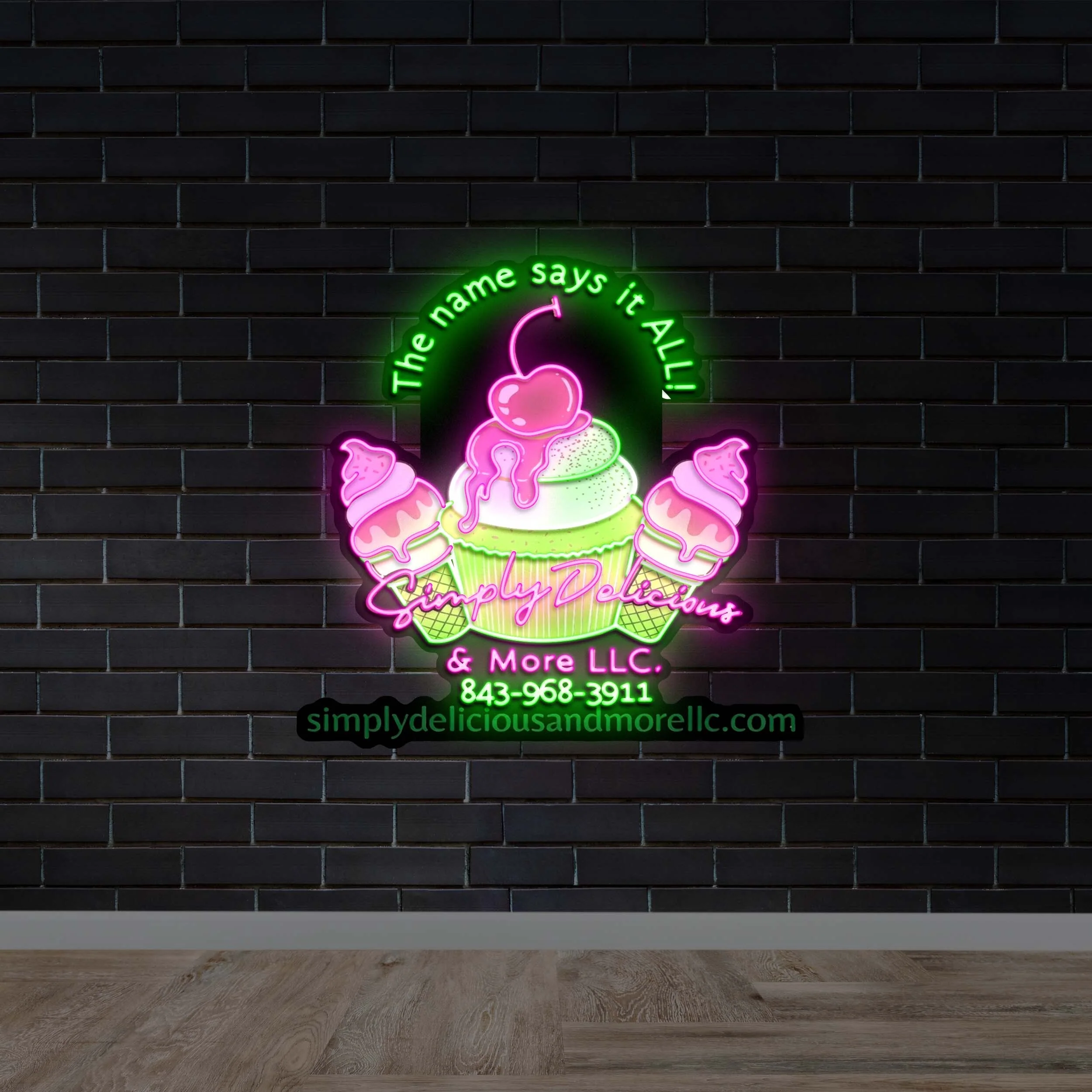 Simply Delicious - Premium Neon Artwork - Image 2