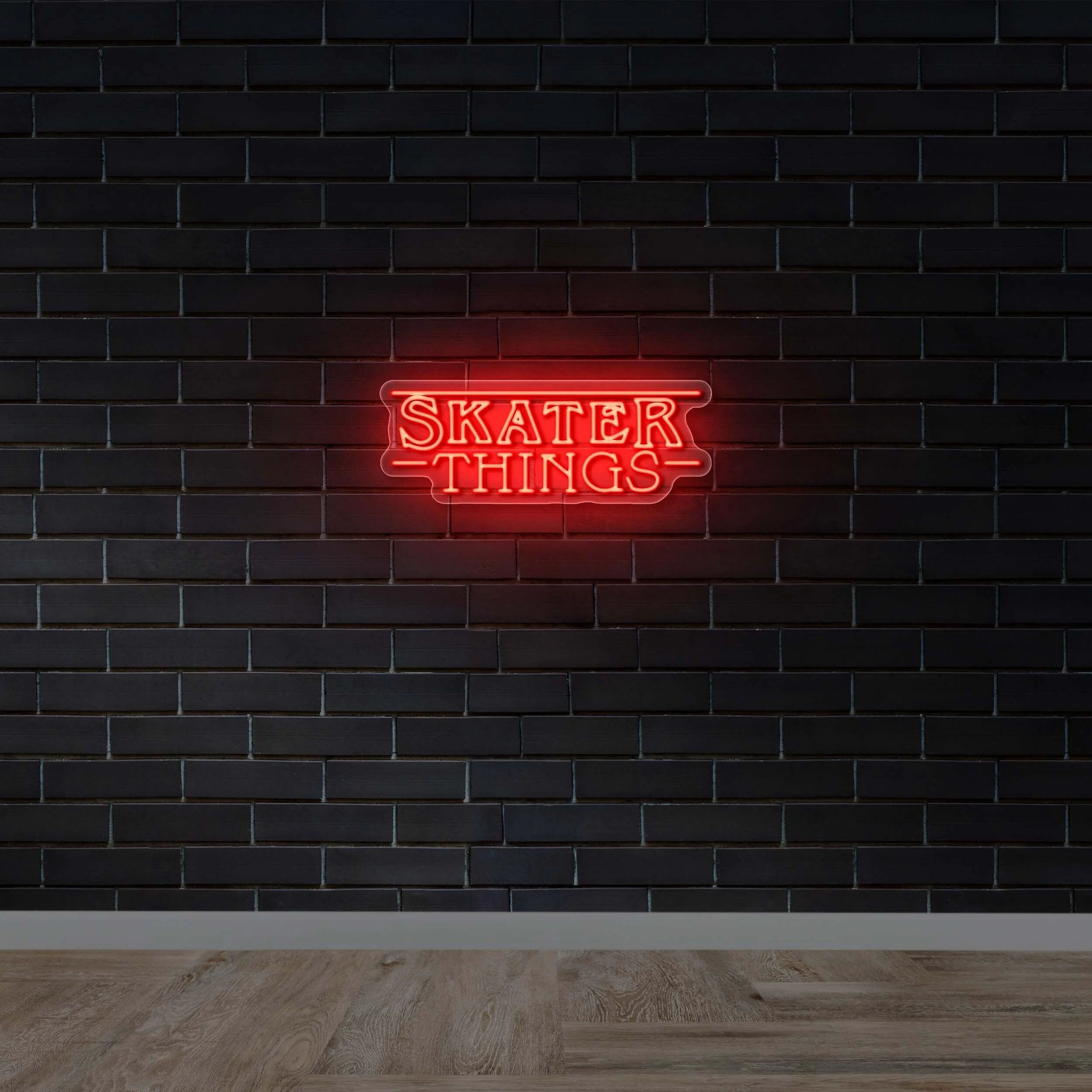 Skater Things - Premium Neon Artwork