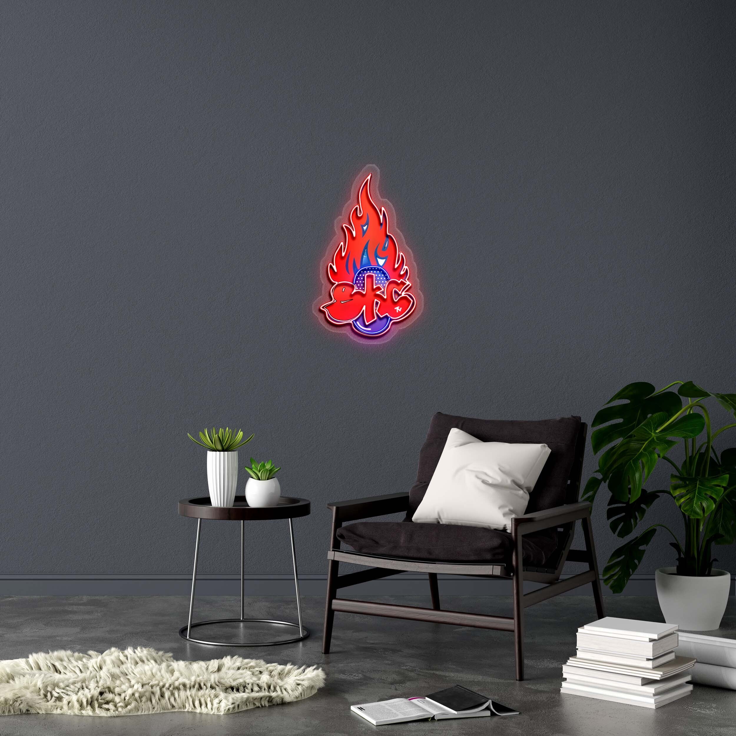 SKC TV - Premium Neon Artwork