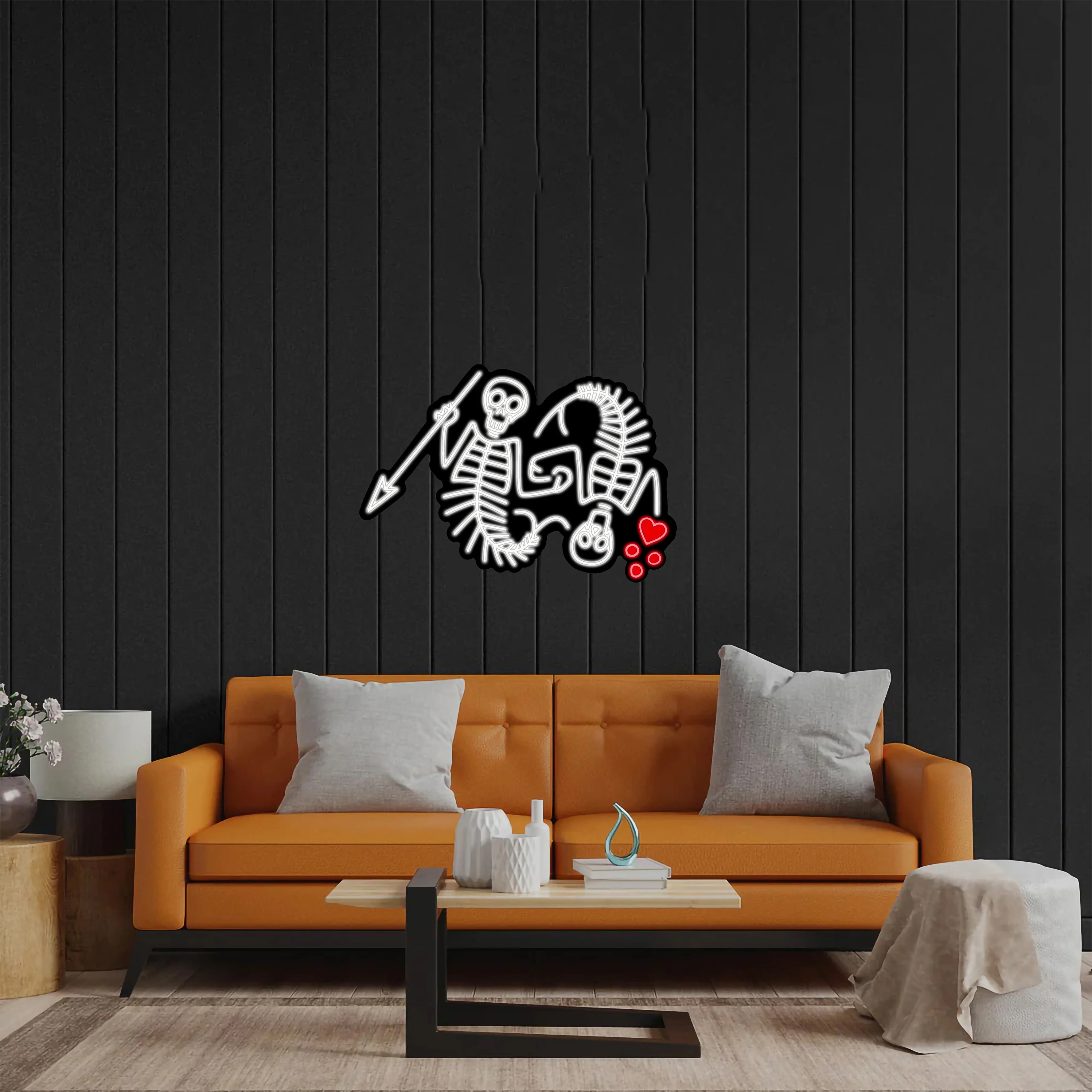 Skeleton Mermaids - Premium Neon Artwork