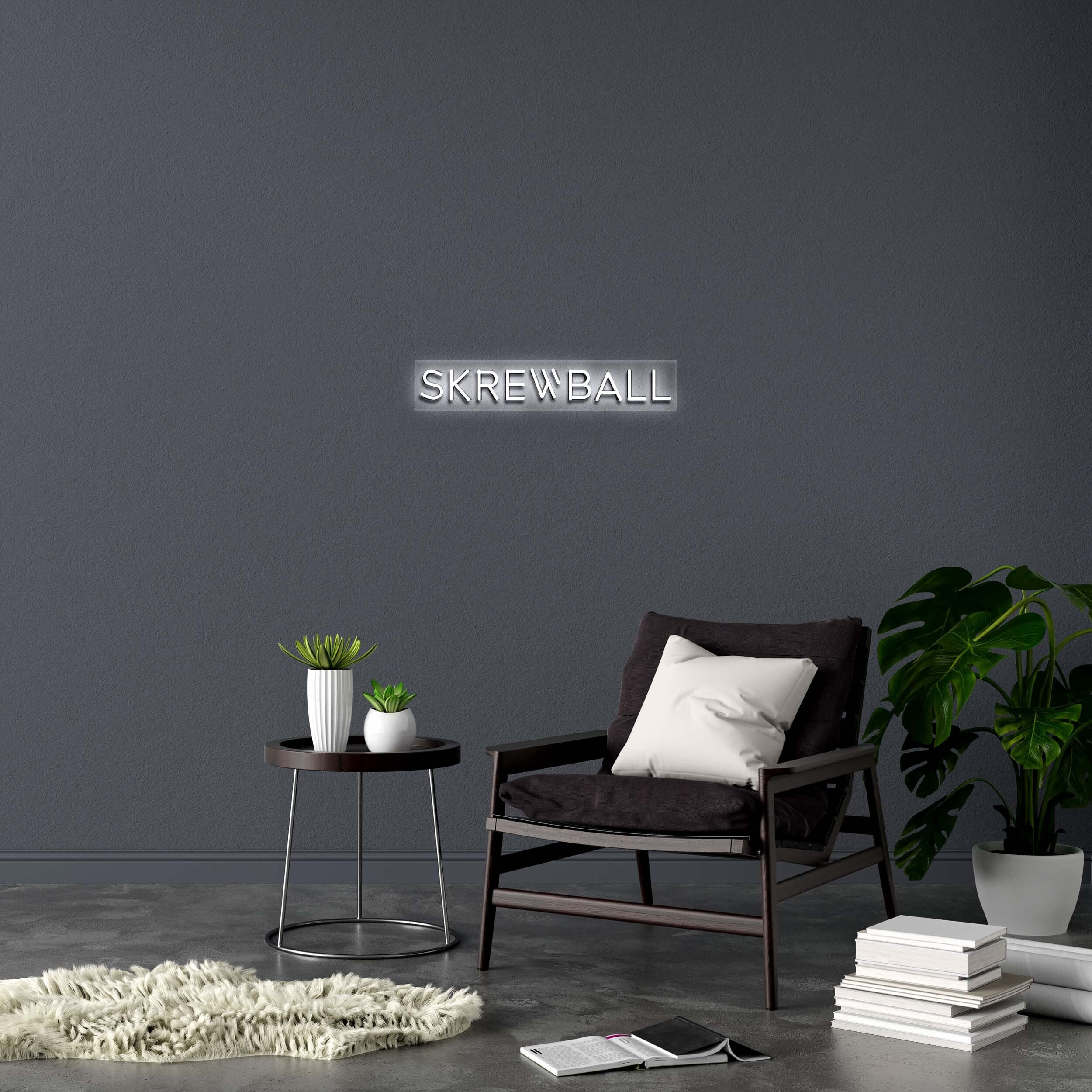 SKREWBALL - Premium Neon Artwork