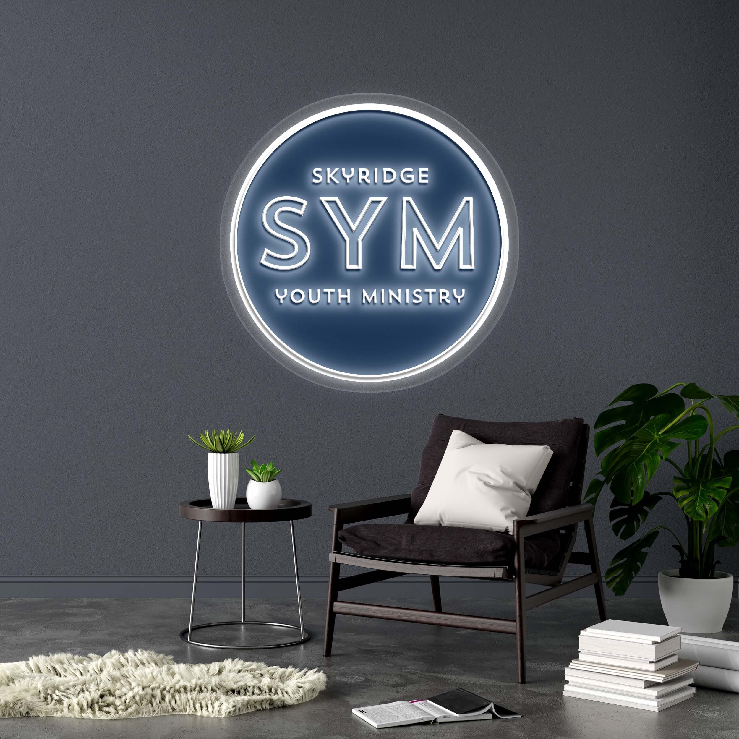 SKYRIDGE YOUTH MINISTRY - Premium Neon Artwork