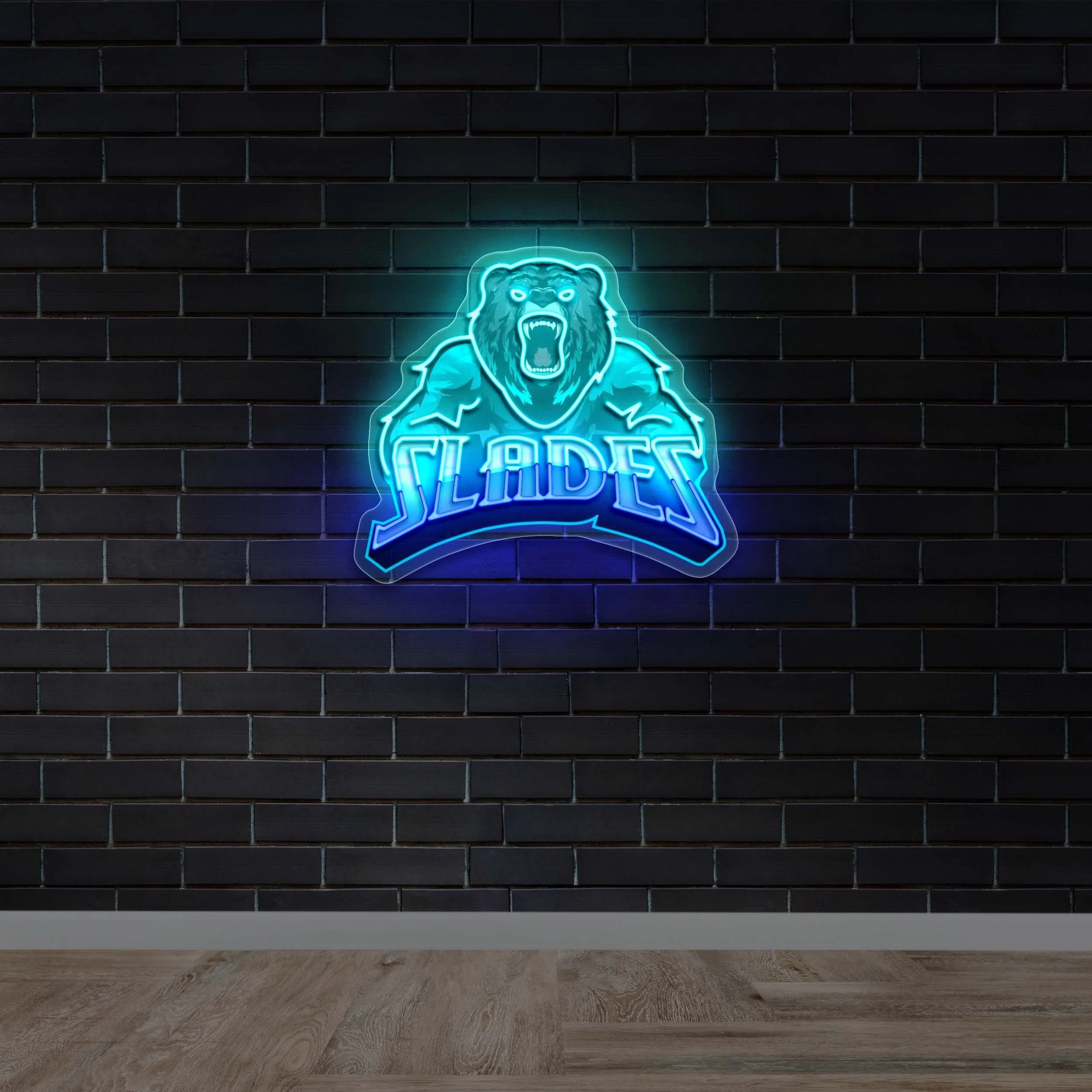 Slades Bear Logo - Premium Neon Artwork