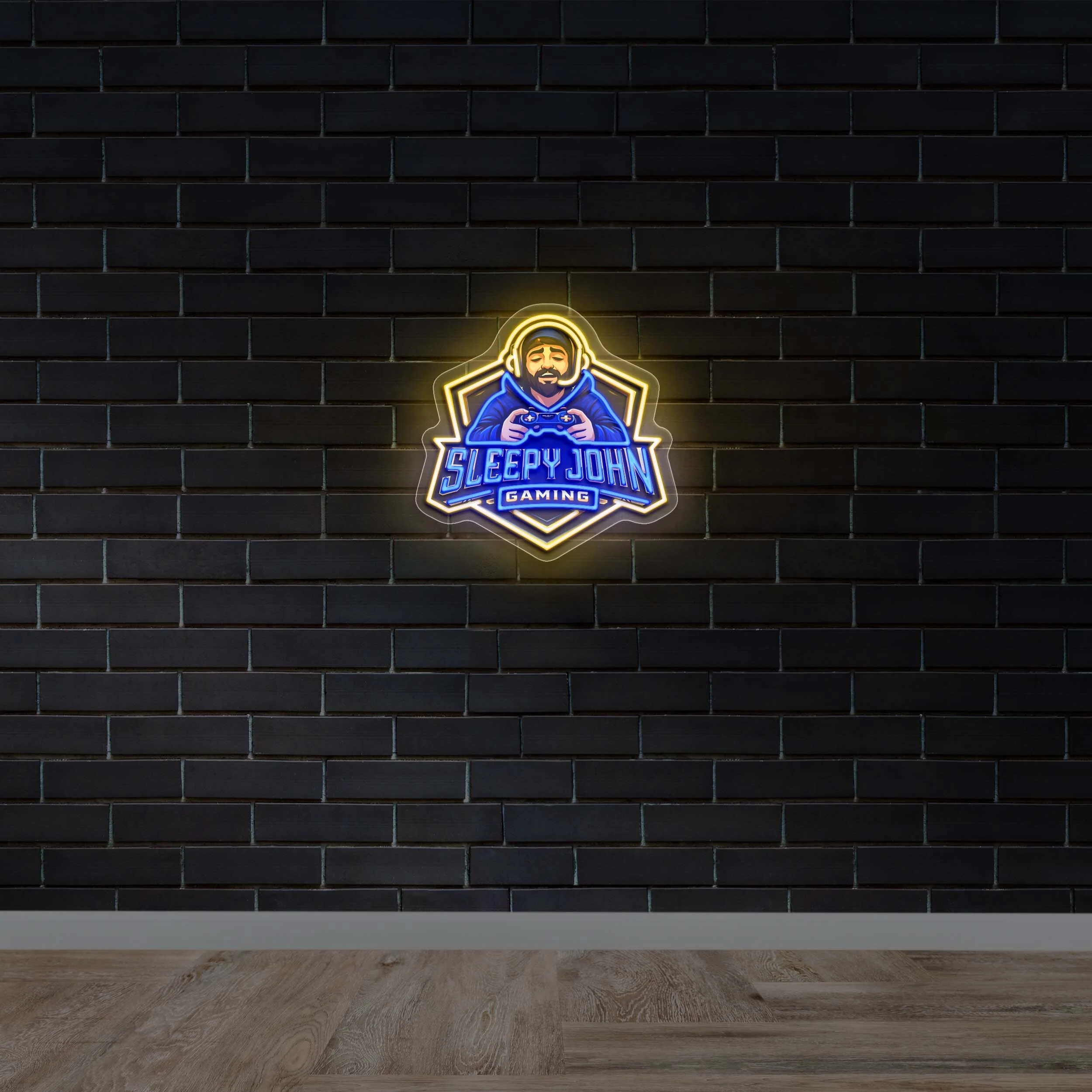 Sleepy John Gaming - Premium Neon Artwork