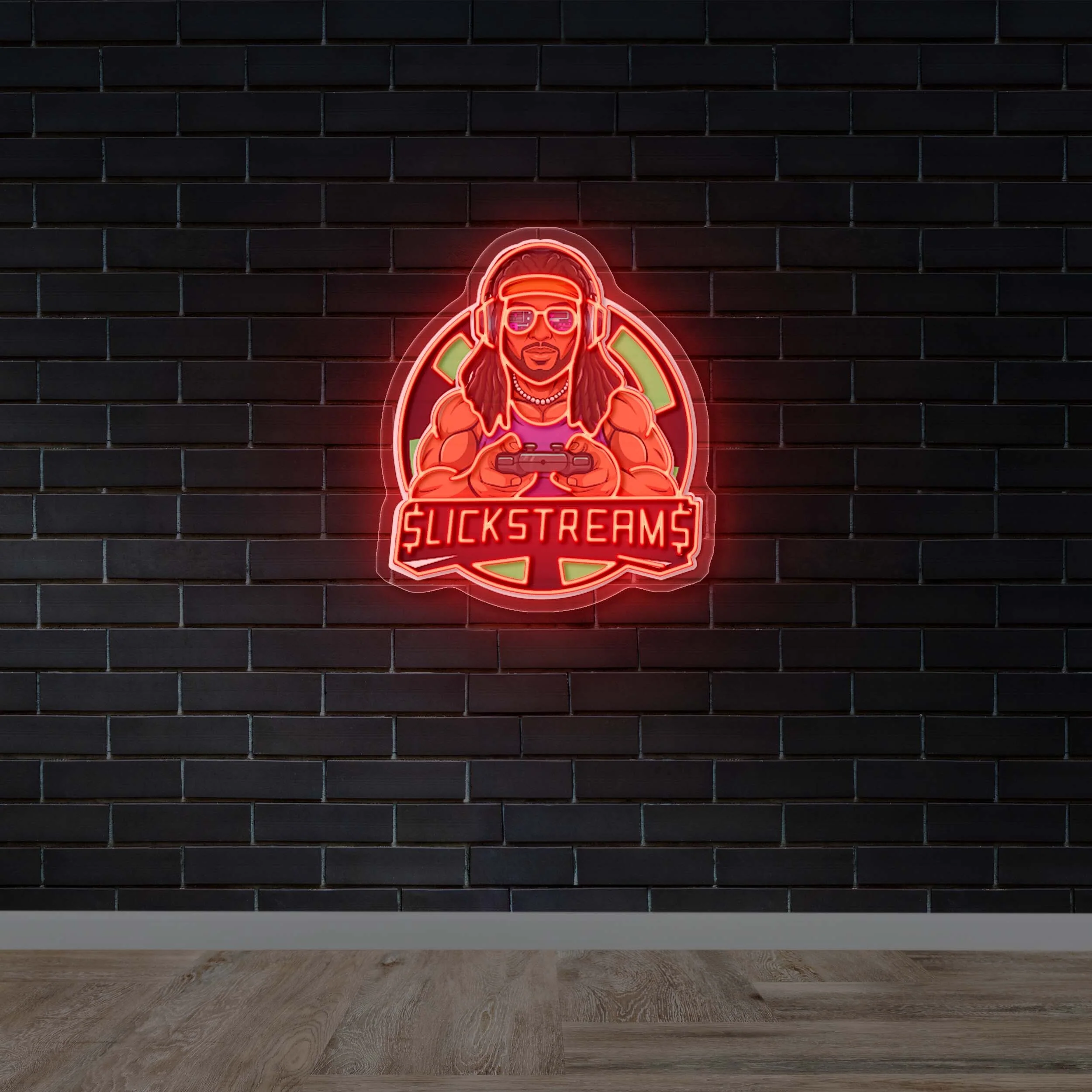 Slick Streams – Premium Neon Artwork
