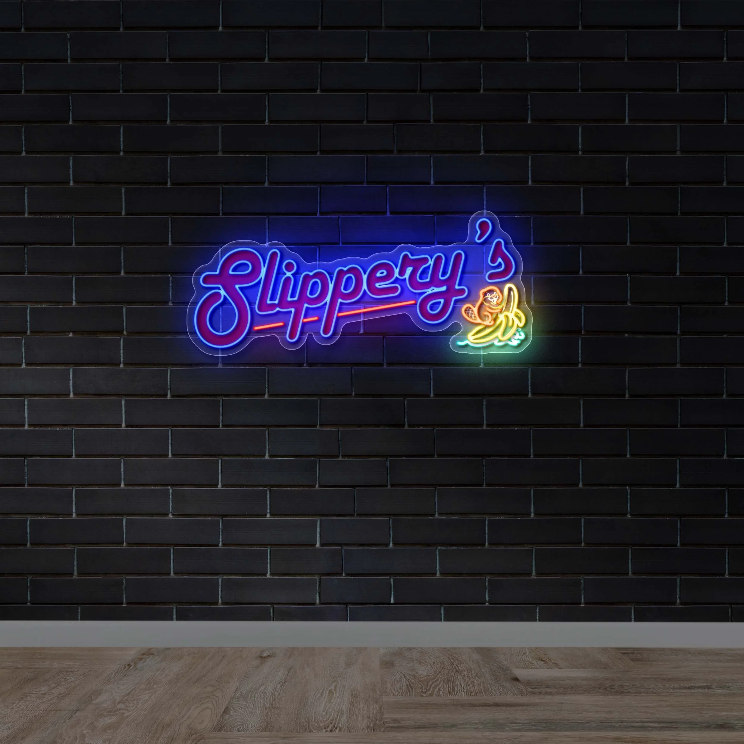 Slippery’s Orleans, NE - Premium Neon Artwork