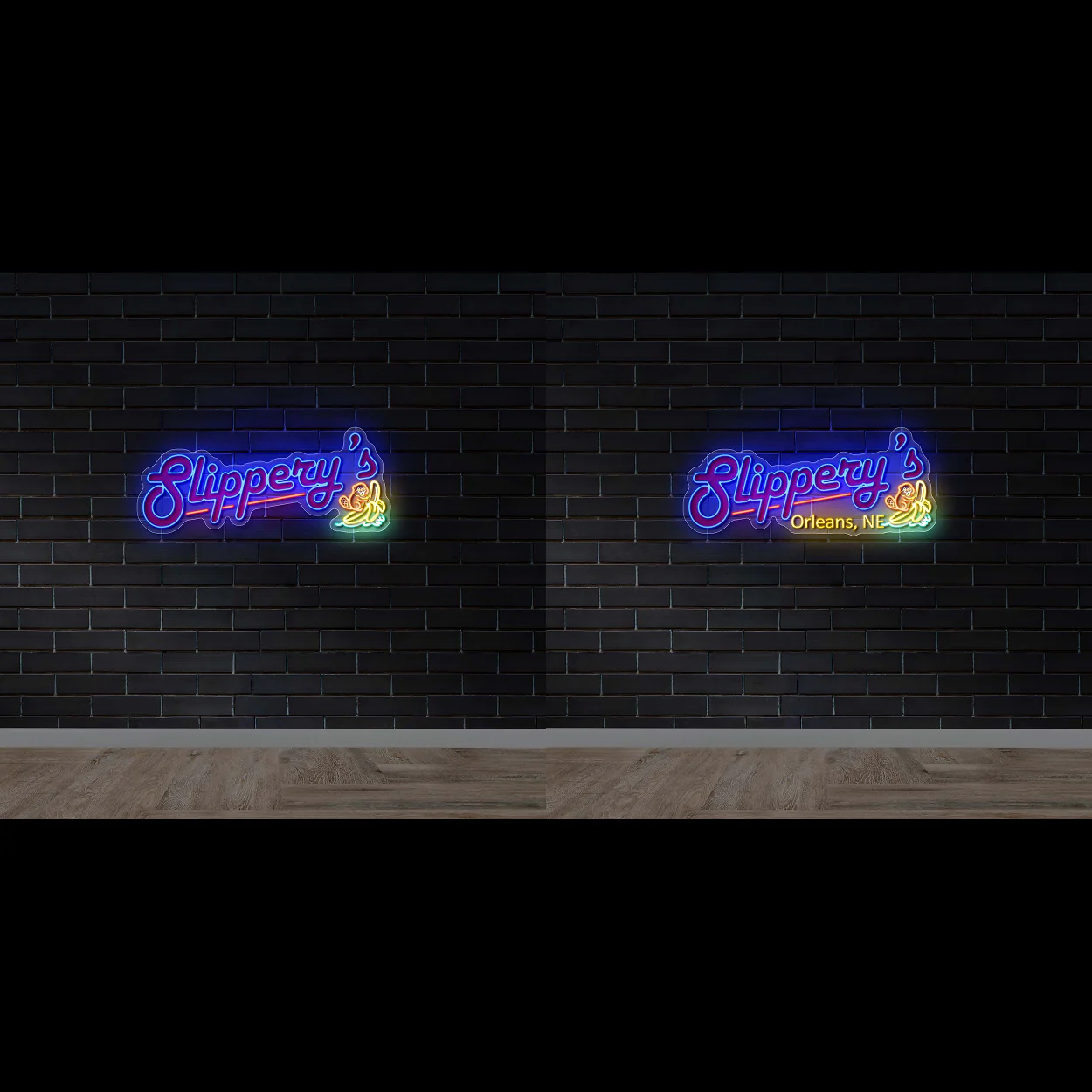 Slippery’s + Slippery’s Orleans, NE (combined Quote) - Premium Neon Artwork