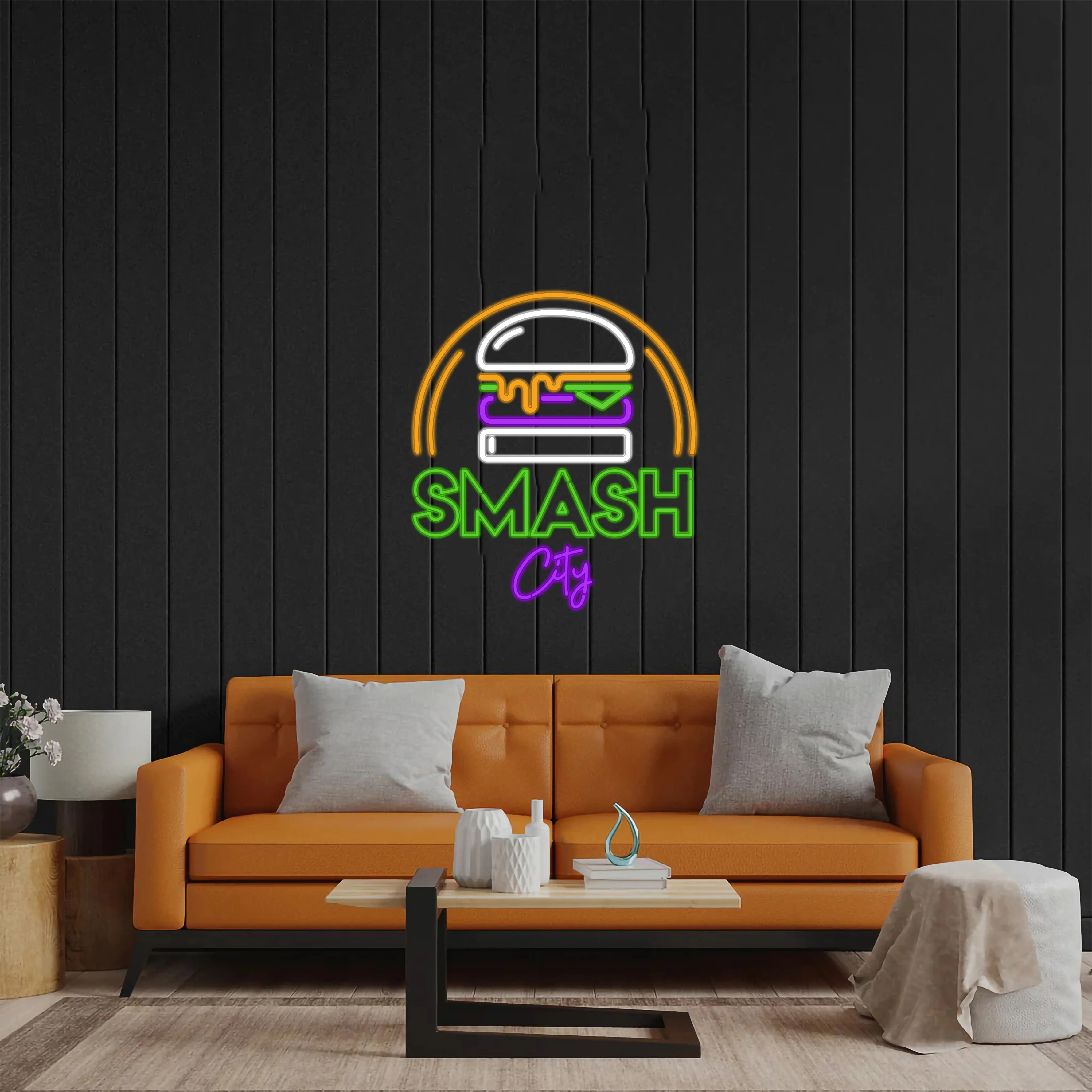 SMASH City - Premium Neon Artwork