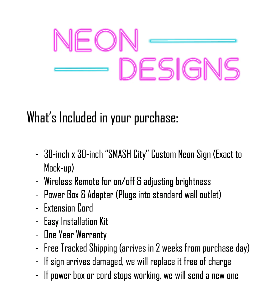 SMASH City - Premium Neon Artwork - Image 2
