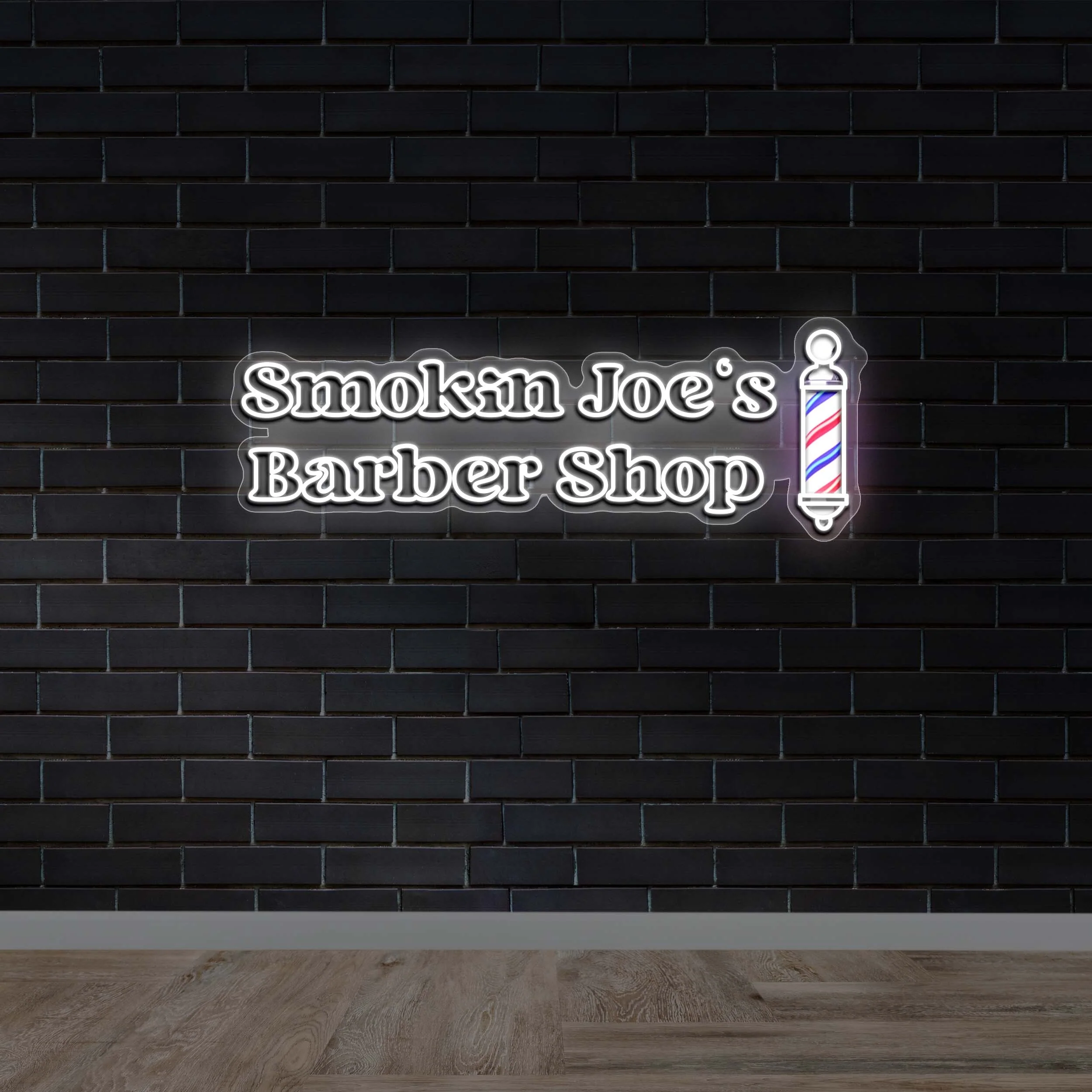 Smokin Joe’s Barber Shop - Premium Neon Artwork - Image 2