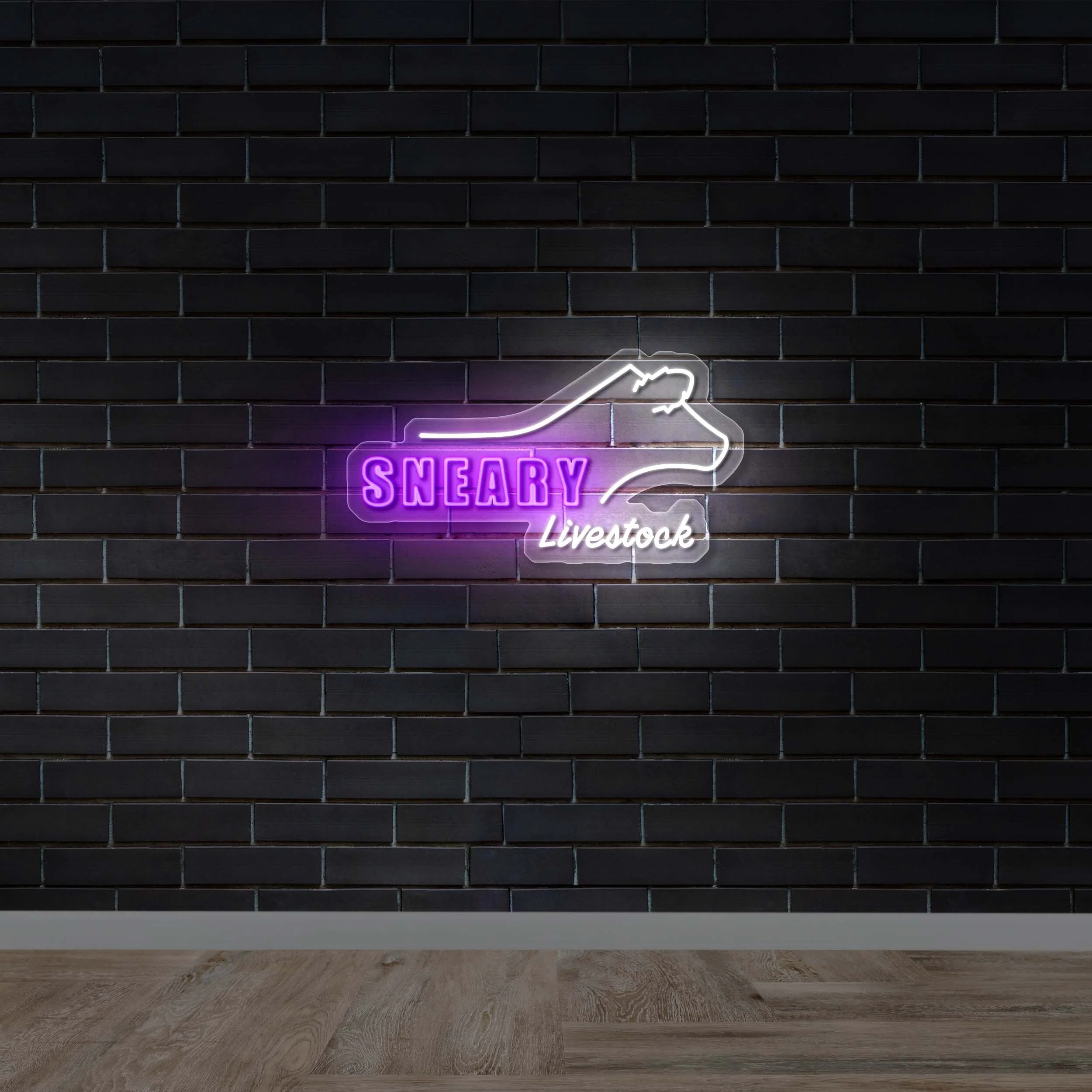 Sneary Livestock - Premium Neon Artwork