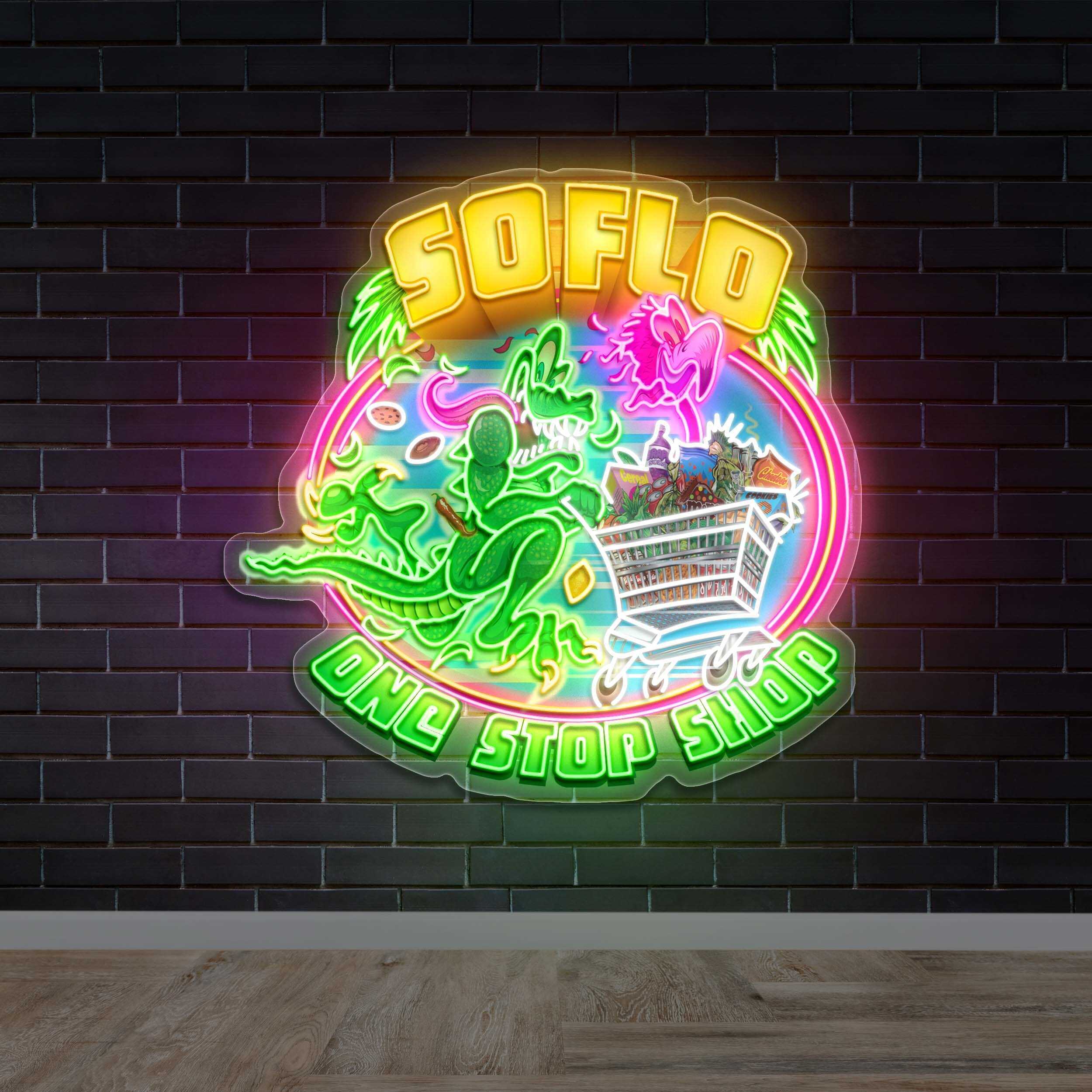 SO FLO ONE STOP SHOP - Premium Neon Artwork