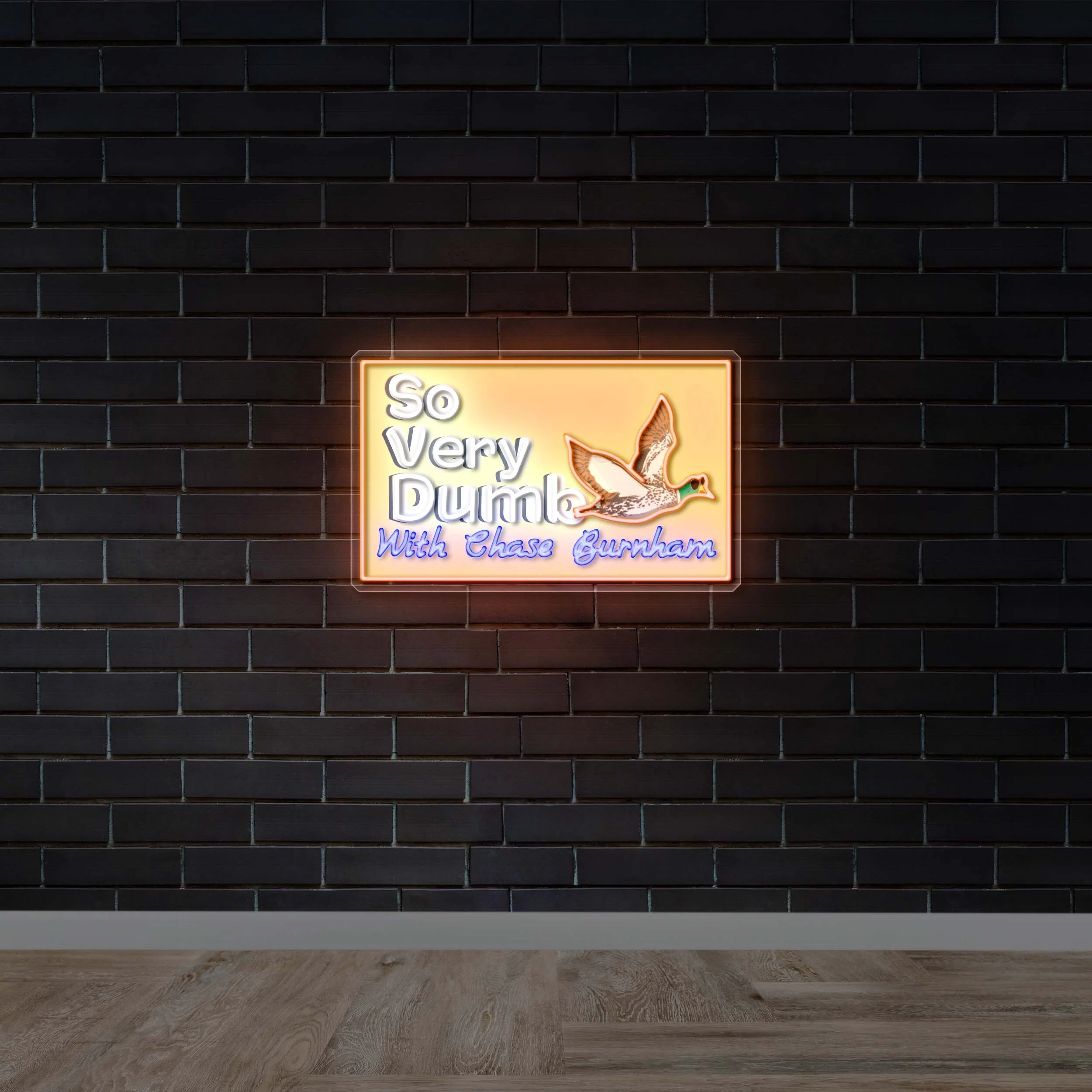 So Very Dumb with Chase Burnham - Premium Neon Artwork