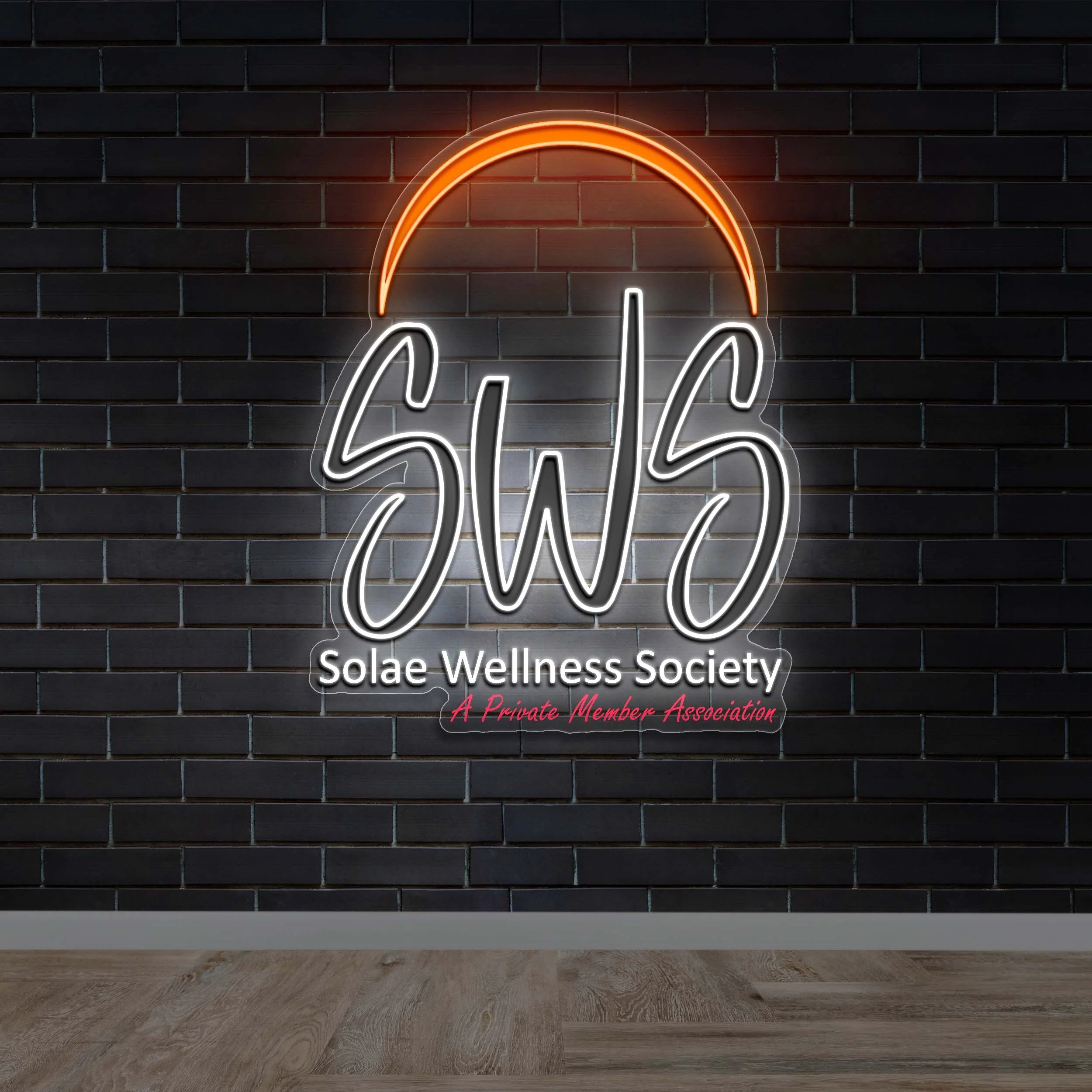 Solae Wellness Society - Premium Neon Artwork