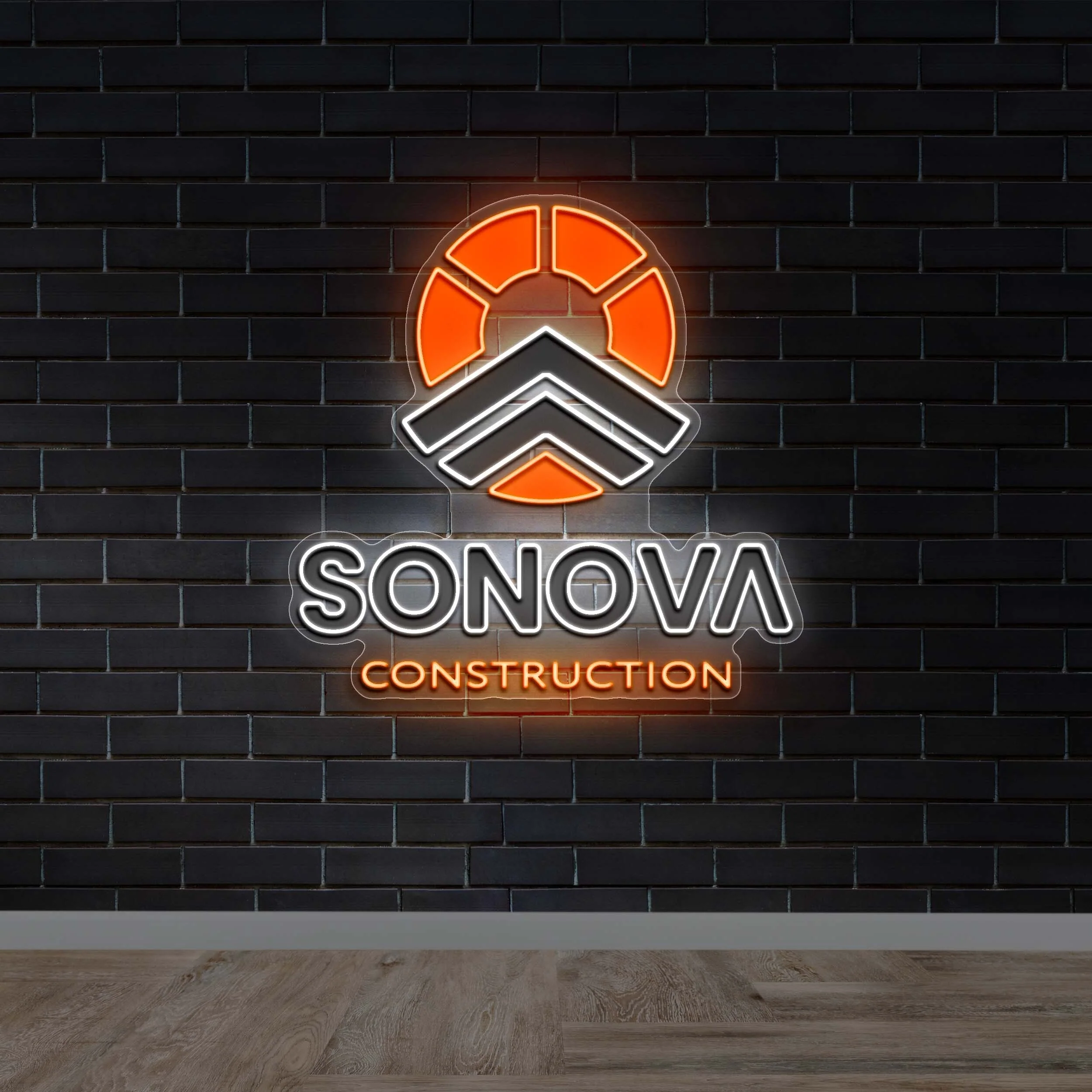 SONOVA CONSTRUCTION - Premium Neon Artwork