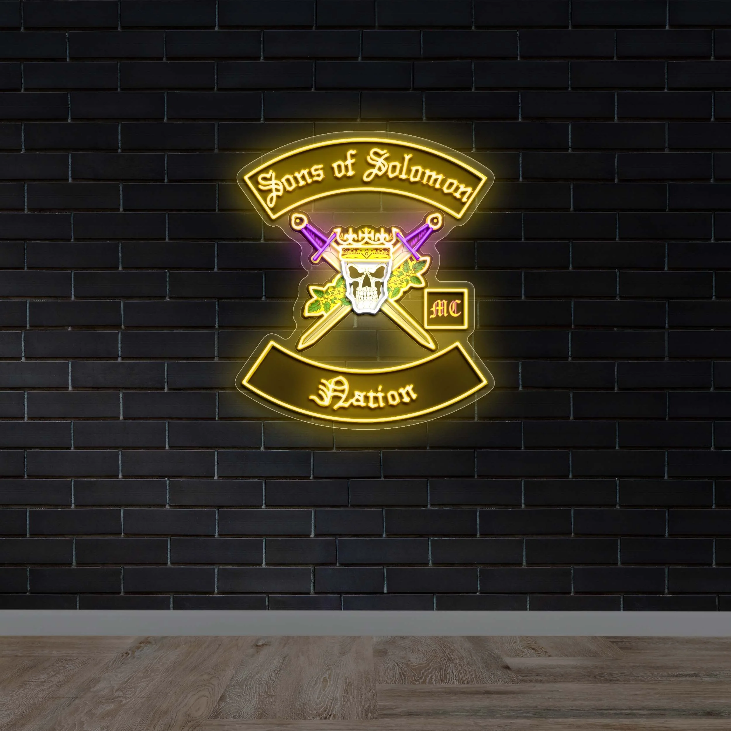 Sons of Solomon Nation - Premium Neon Artwork