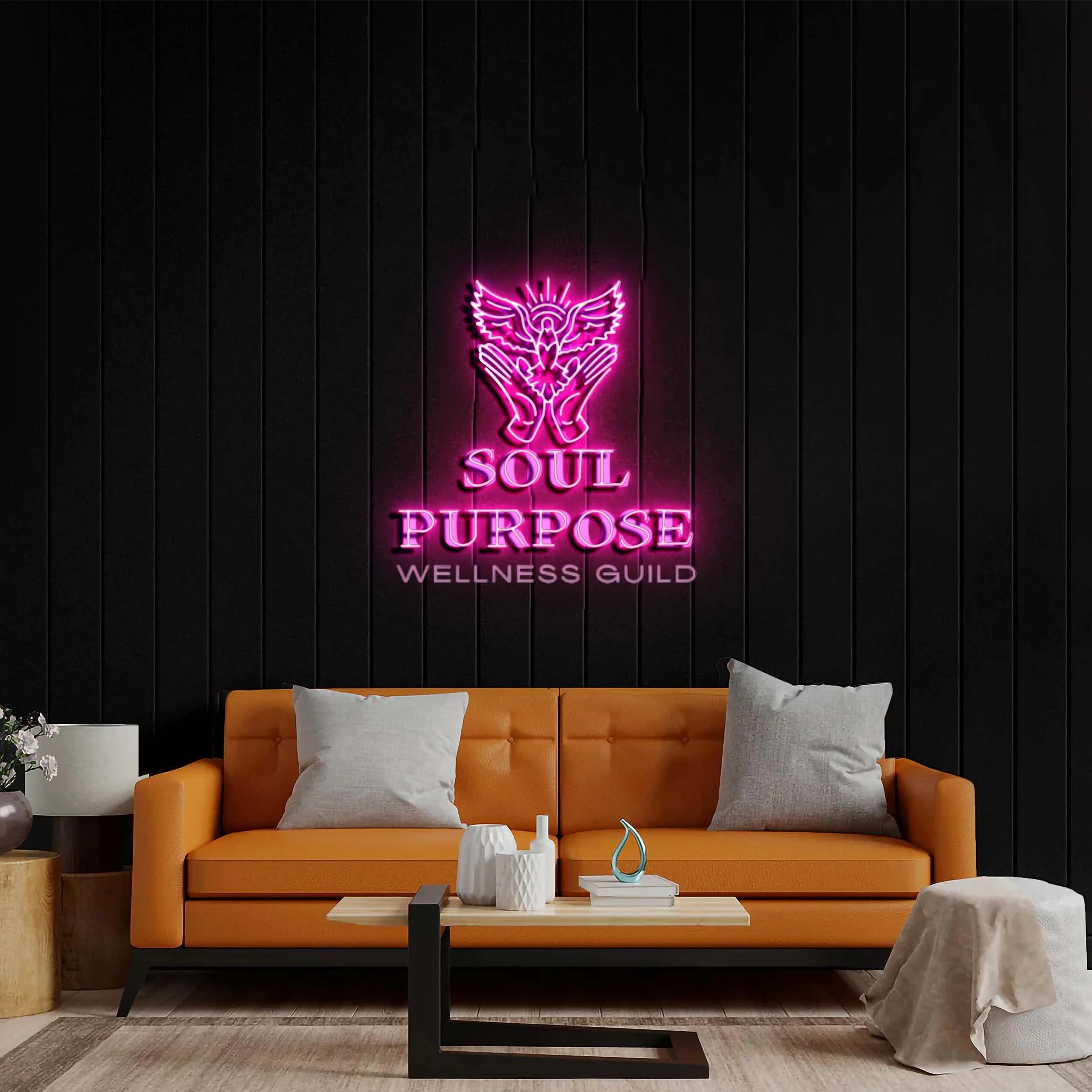 SOUL PURPOSE version 2 - Premium Neon Artwork