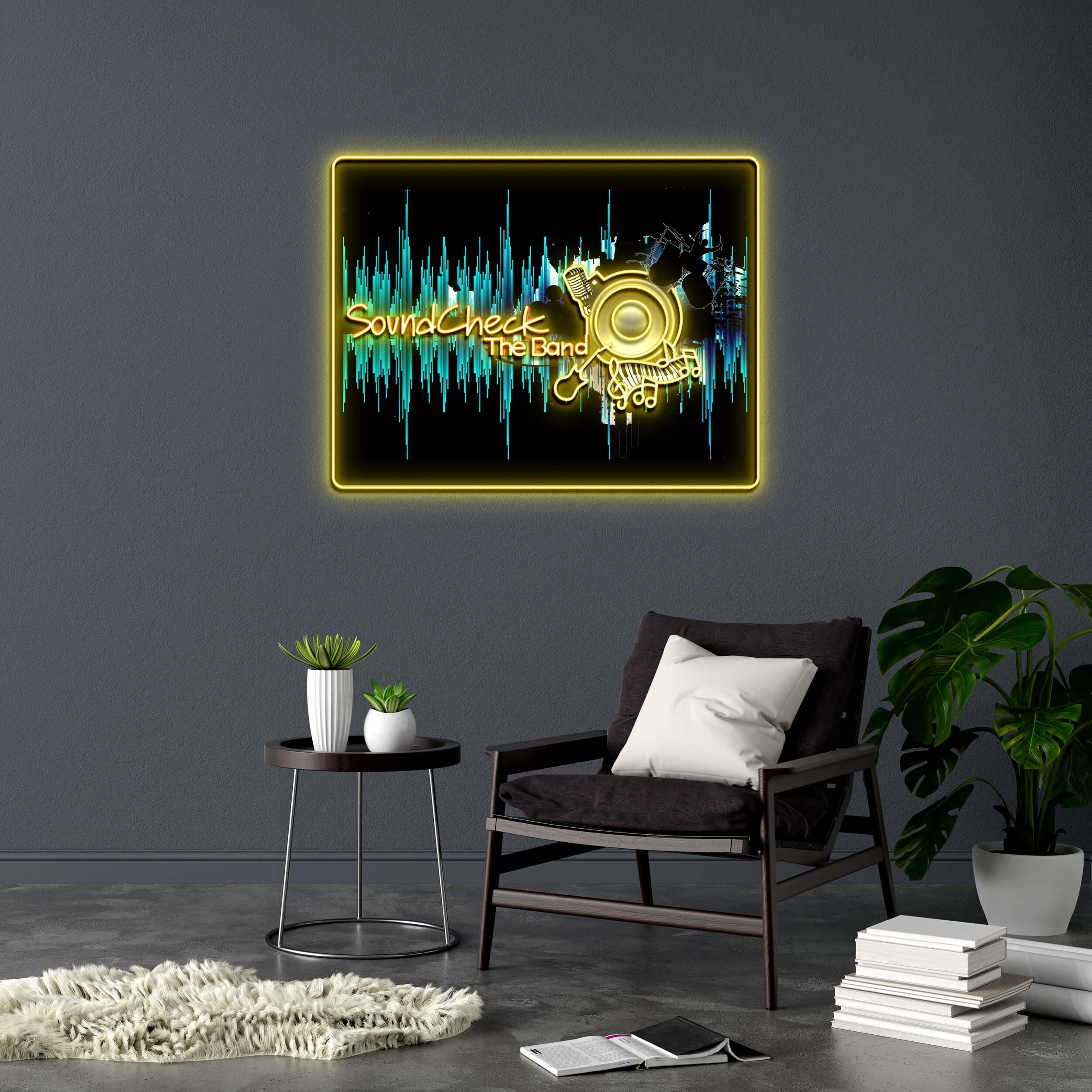 SoundCheck The Band - Premium Neon Artwork
